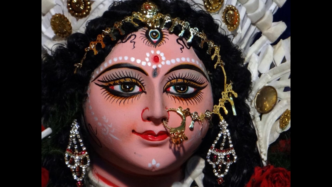 Maa Kali Face Wallpaper - Headpiece - HD Wallpaper 