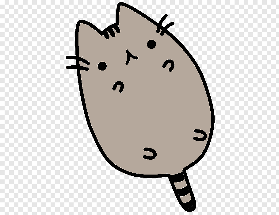 Cat Whiskers Pusheen Desktop, Cat Free Png - Waving Cat Gif Pusheen - HD Wallpaper 