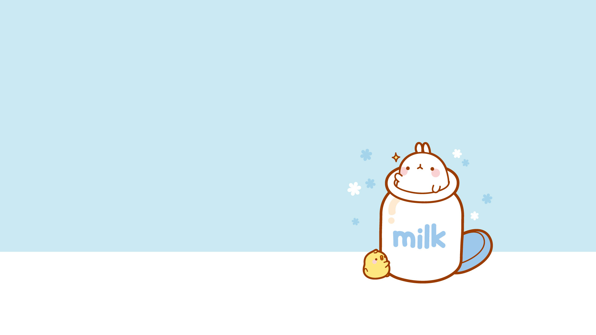 Molang Desktop Wallpaper Page 580 Kao Ani - Molang Backgrounds - HD Wallpaper 