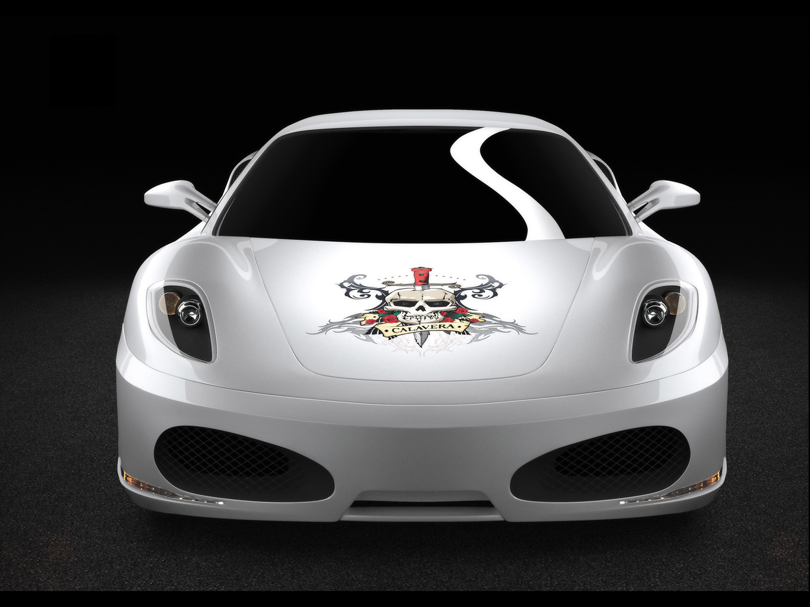 Ferrari F430 Calavera - HD Wallpaper 