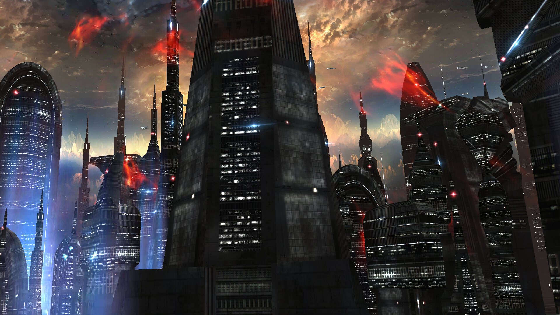 Hd Space Colonization - HD Wallpaper 