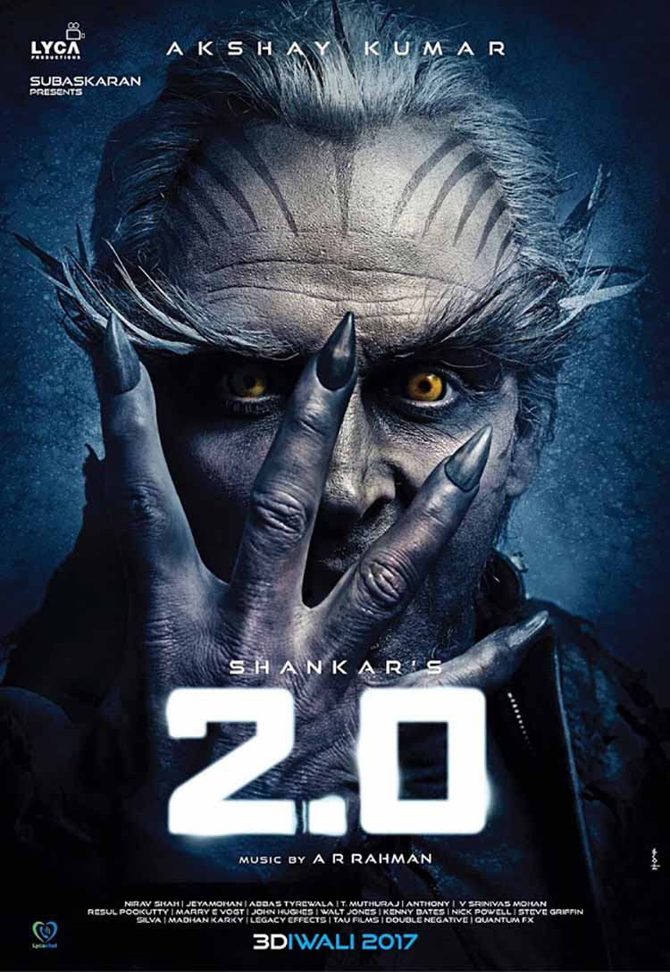 Akshay Kumar’s First Look From Robot - Akshay Kumar 2.0 Poster - HD Wallpaper 