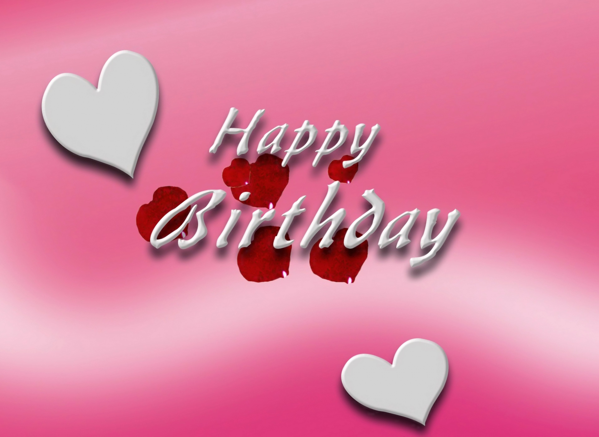 Birthday Greeting Card Free Photo - Heart - HD Wallpaper 