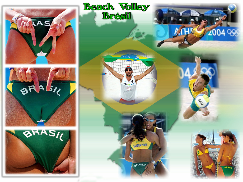 Beach Volleyball Girls - HD Wallpaper 