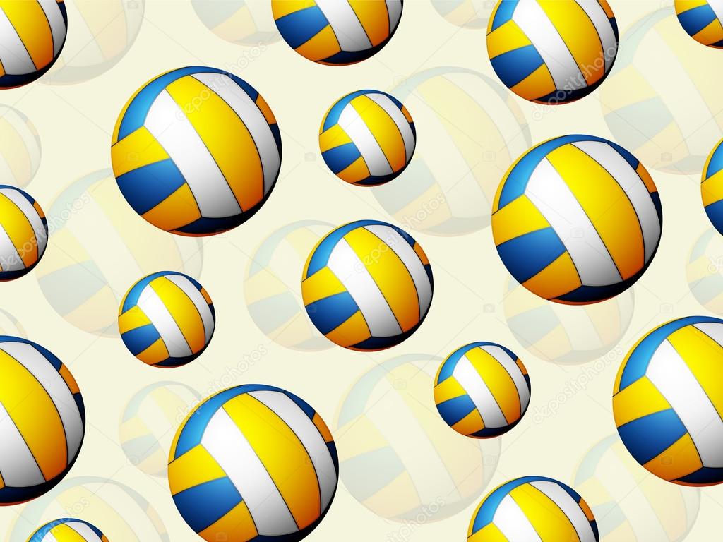 Fondo De Pelotas De Voley - HD Wallpaper 