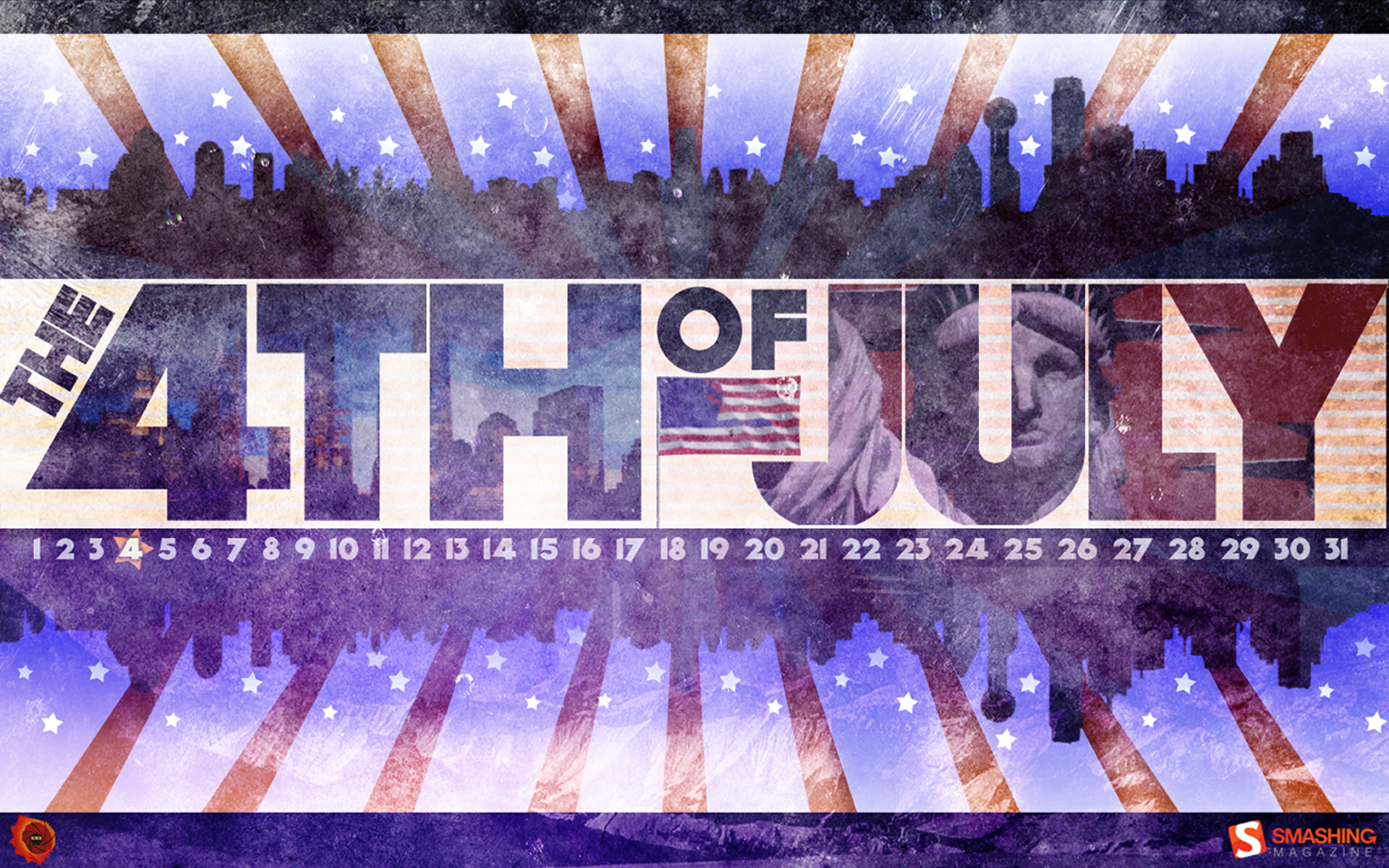 Happy 4 Of July Wide - HD Wallpaper 