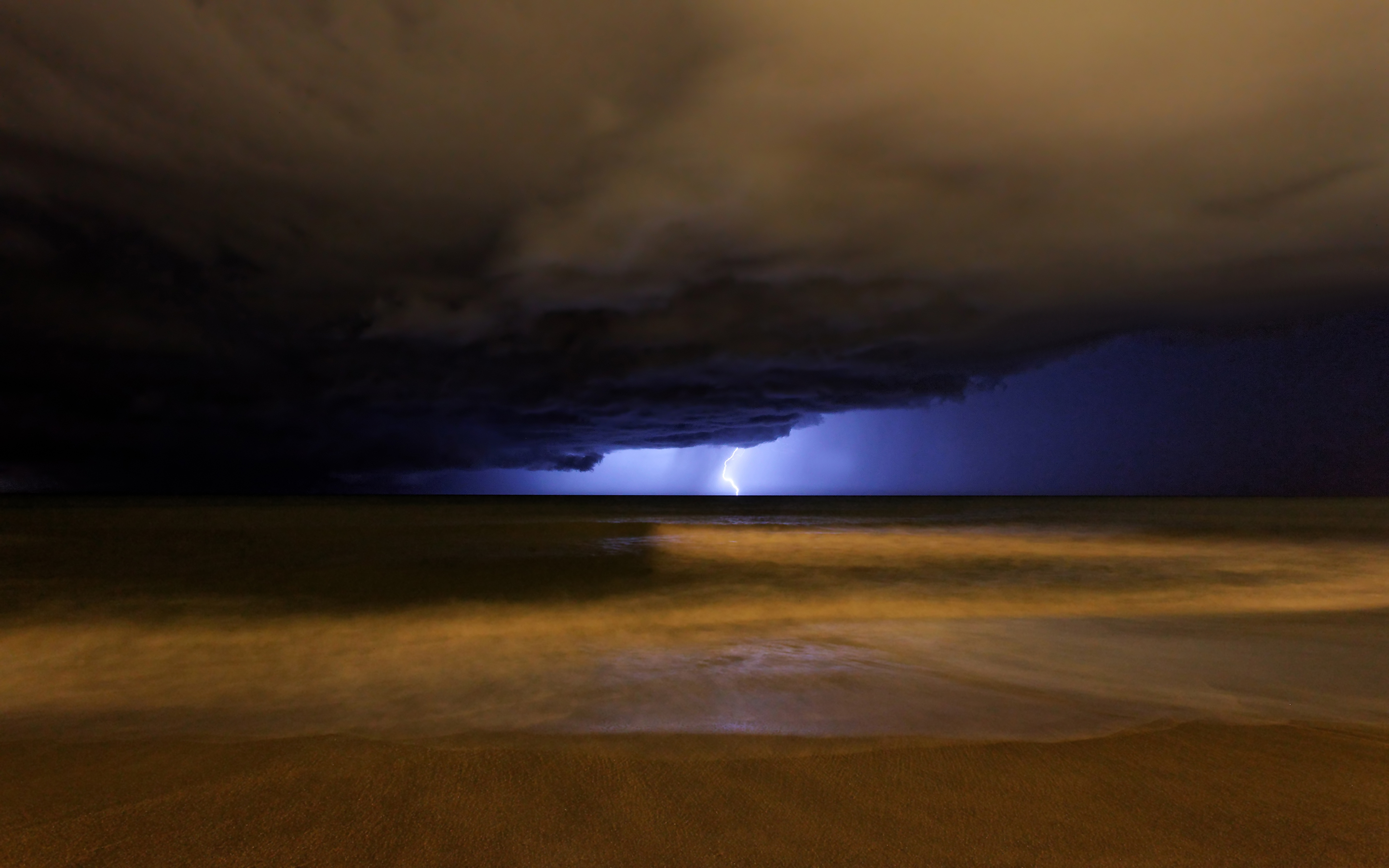 Storm Lightning - HD Wallpaper 