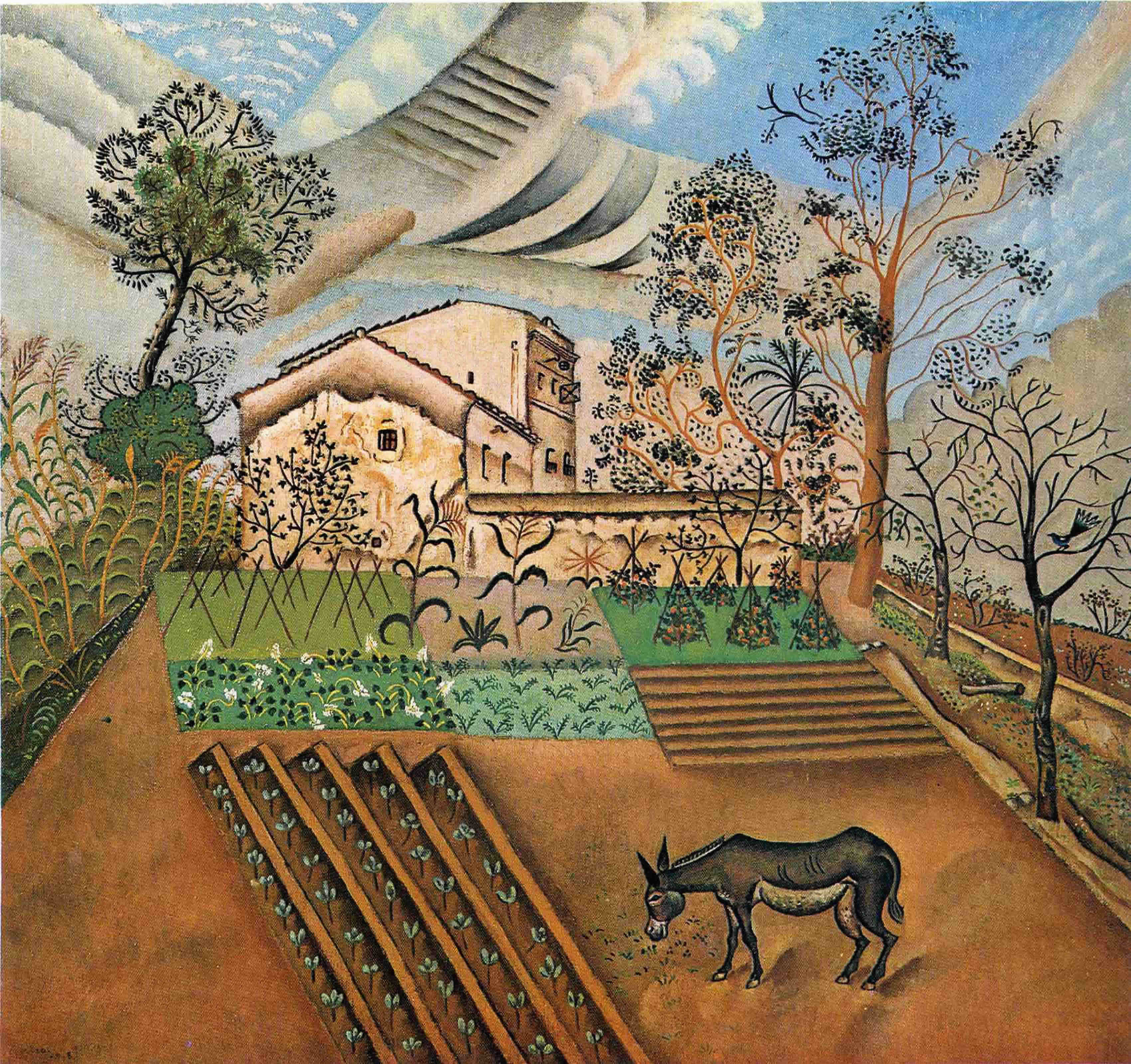 Vegatable Garden With Donkey - Joan Miro Vegetable Garden With Donkey - HD Wallpaper 