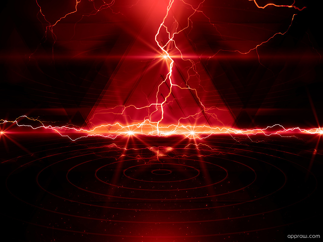 Red Lightning Wallpaper Hd - 1067x800 Wallpaper - teahub.io