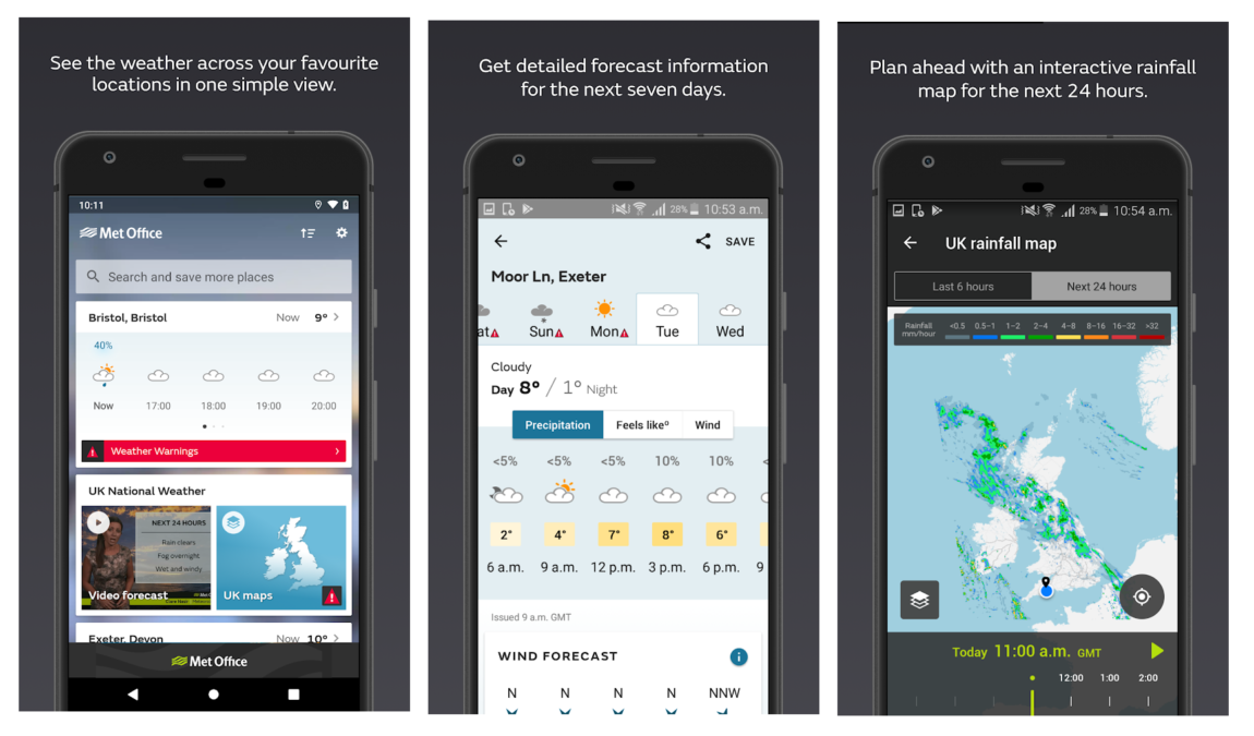 Met Office Weather App - HD Wallpaper 