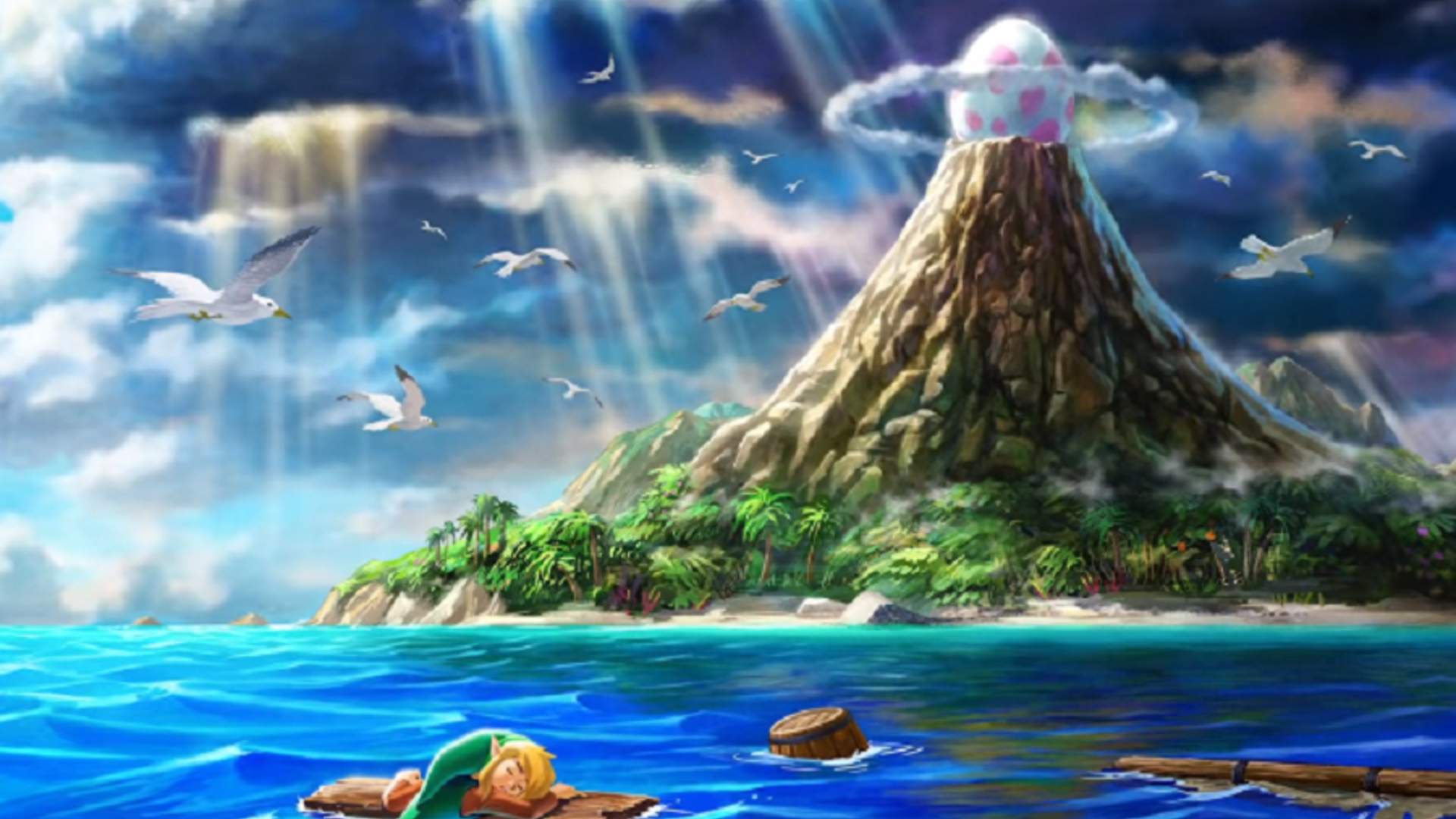 Legend Of Zelda Link's Awakening Mountain - HD Wallpaper 