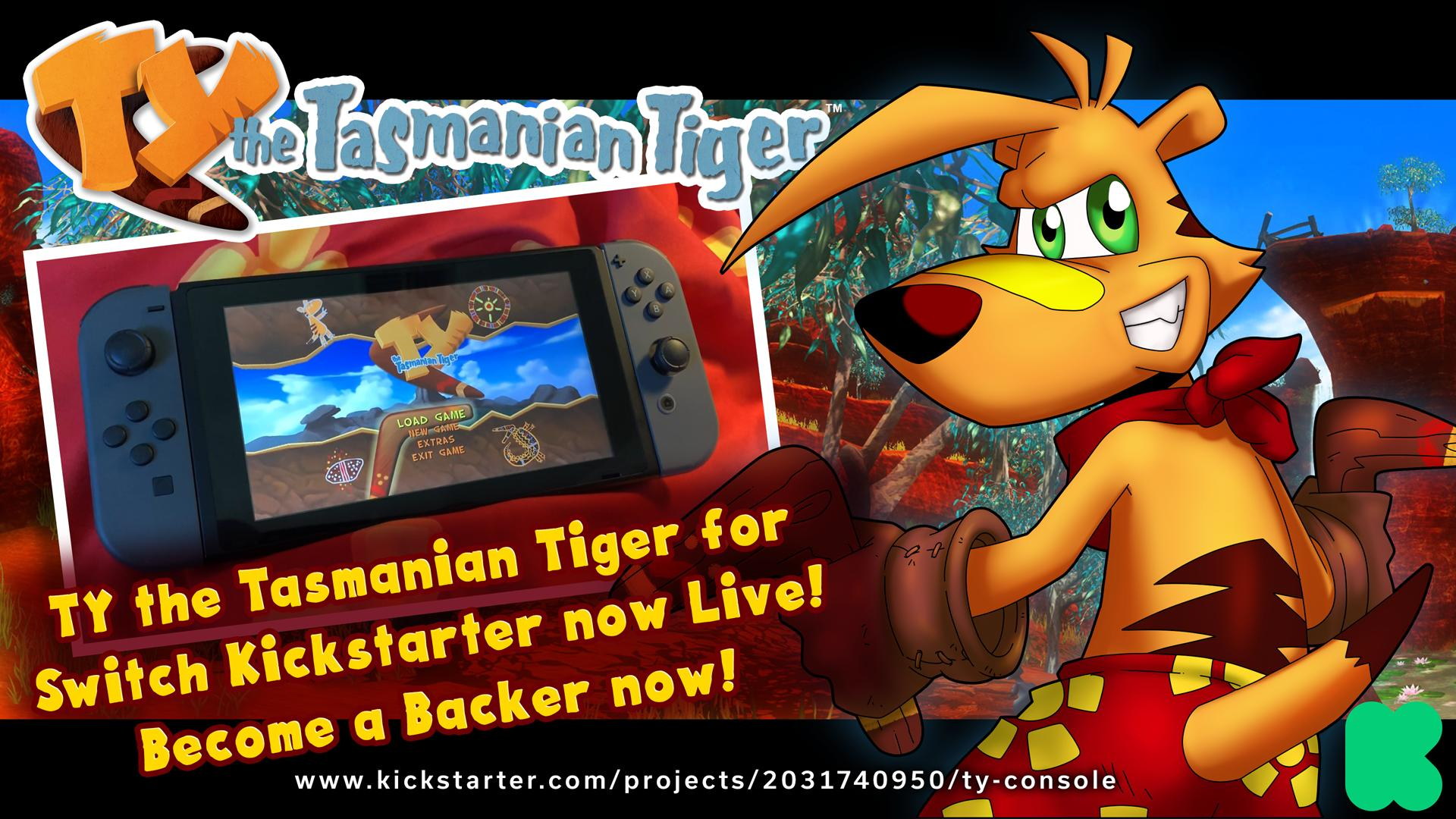 Ty The Tasmanian Tiger Switch - HD Wallpaper 