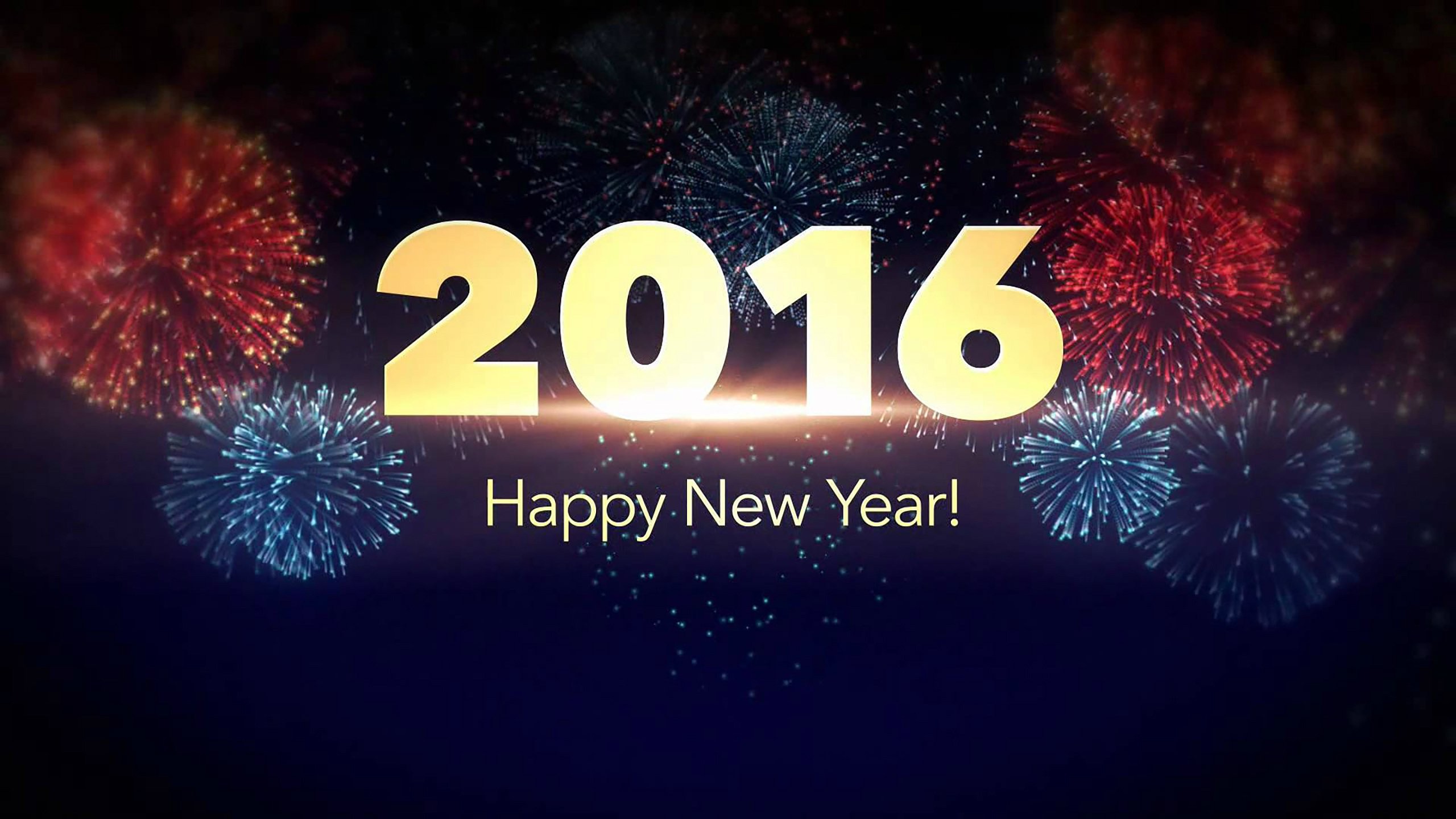 Happy New Year 2016 - HD Wallpaper 