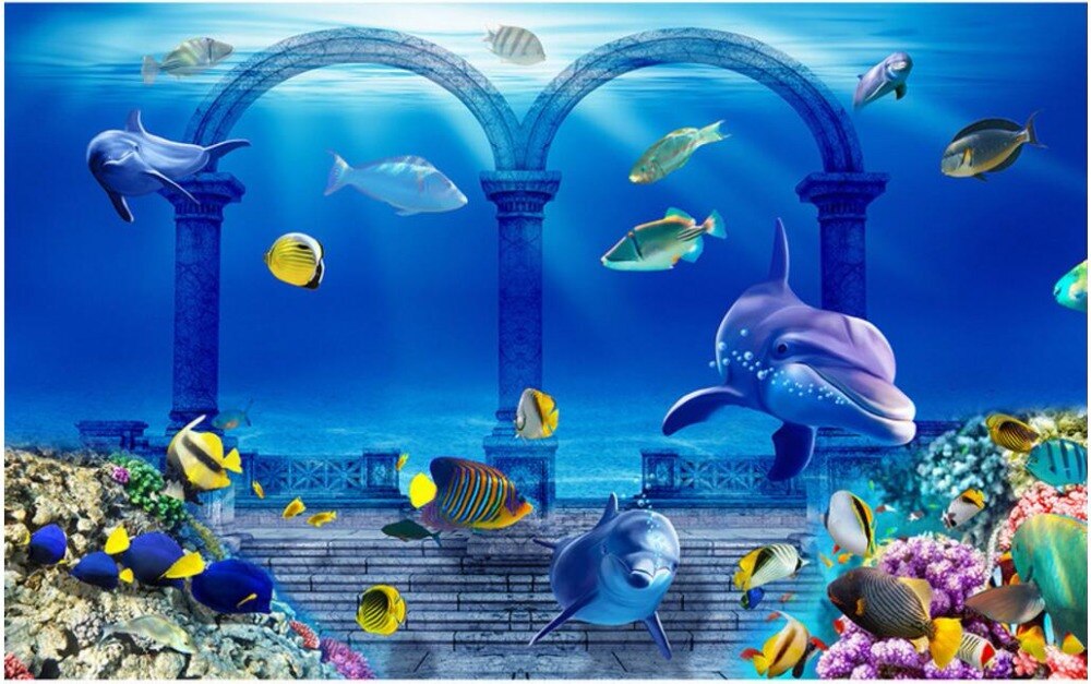 Gambar Istana Bawah Laut - HD Wallpaper 