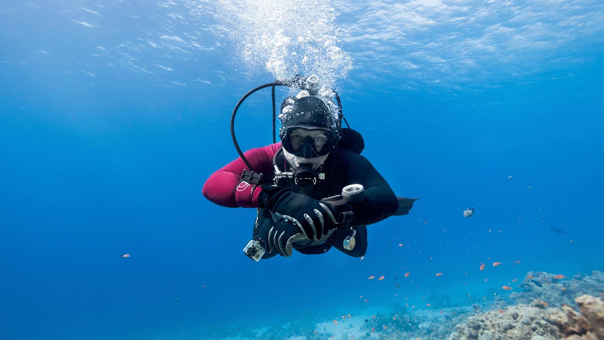 Master Scuba Diver - Underwater Diving - HD Wallpaper 