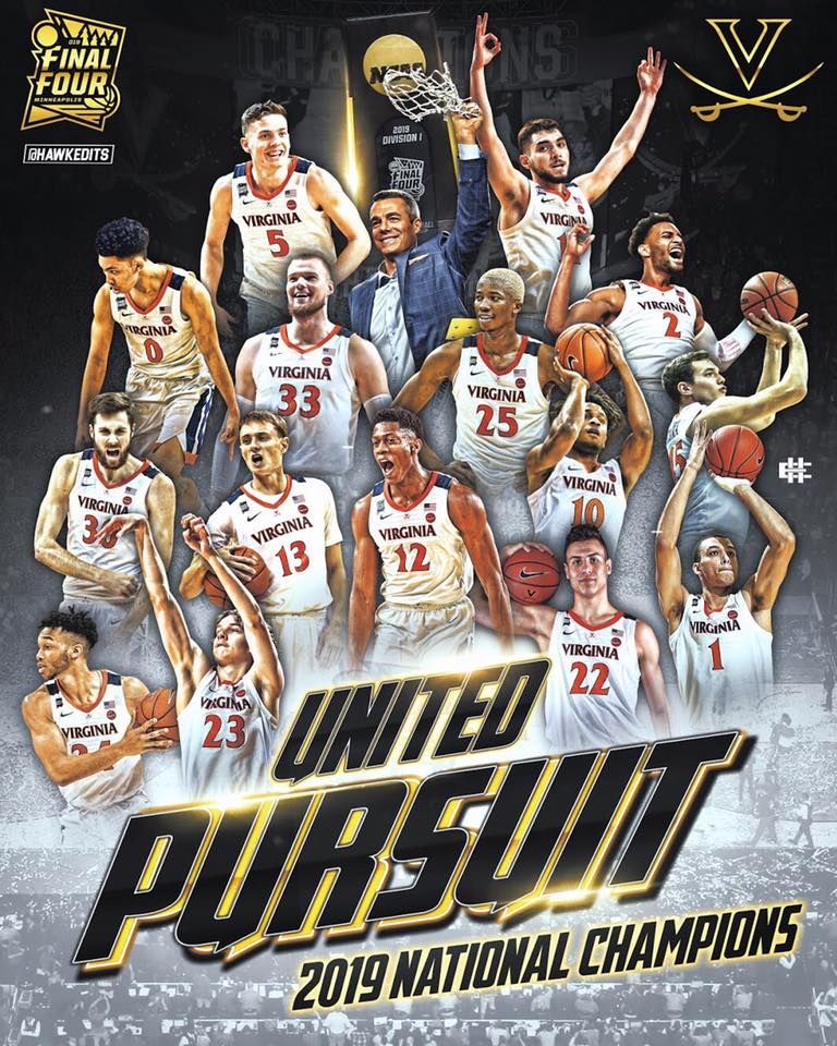 2019 Virginia Basketball Poster - HD Wallpaper 