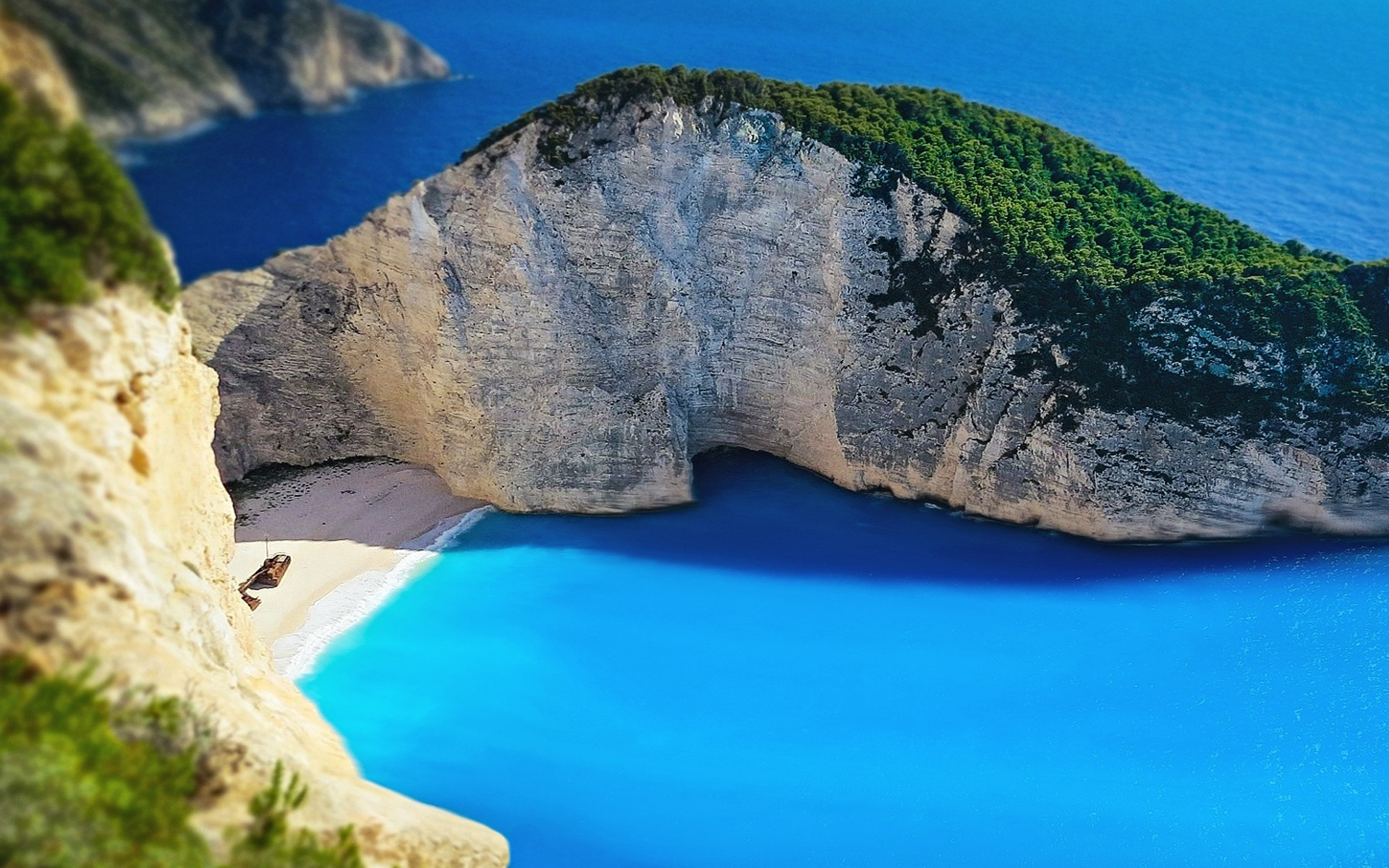 Navagio Beach, Summer, Bay, Greek Landmarks, Zakynthos, - Navagio Beach Wallpaper Hd - HD Wallpaper 