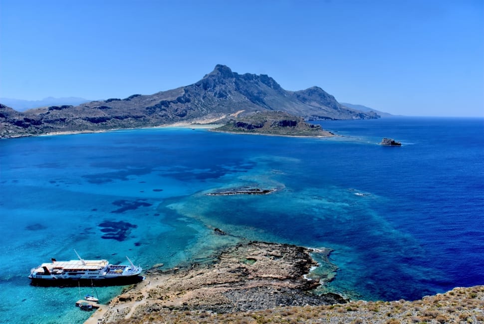 Balos, Crete, Beach, The Sun, Greece, Blue, Scenics - Kreta Balos Beach Hd - HD Wallpaper 