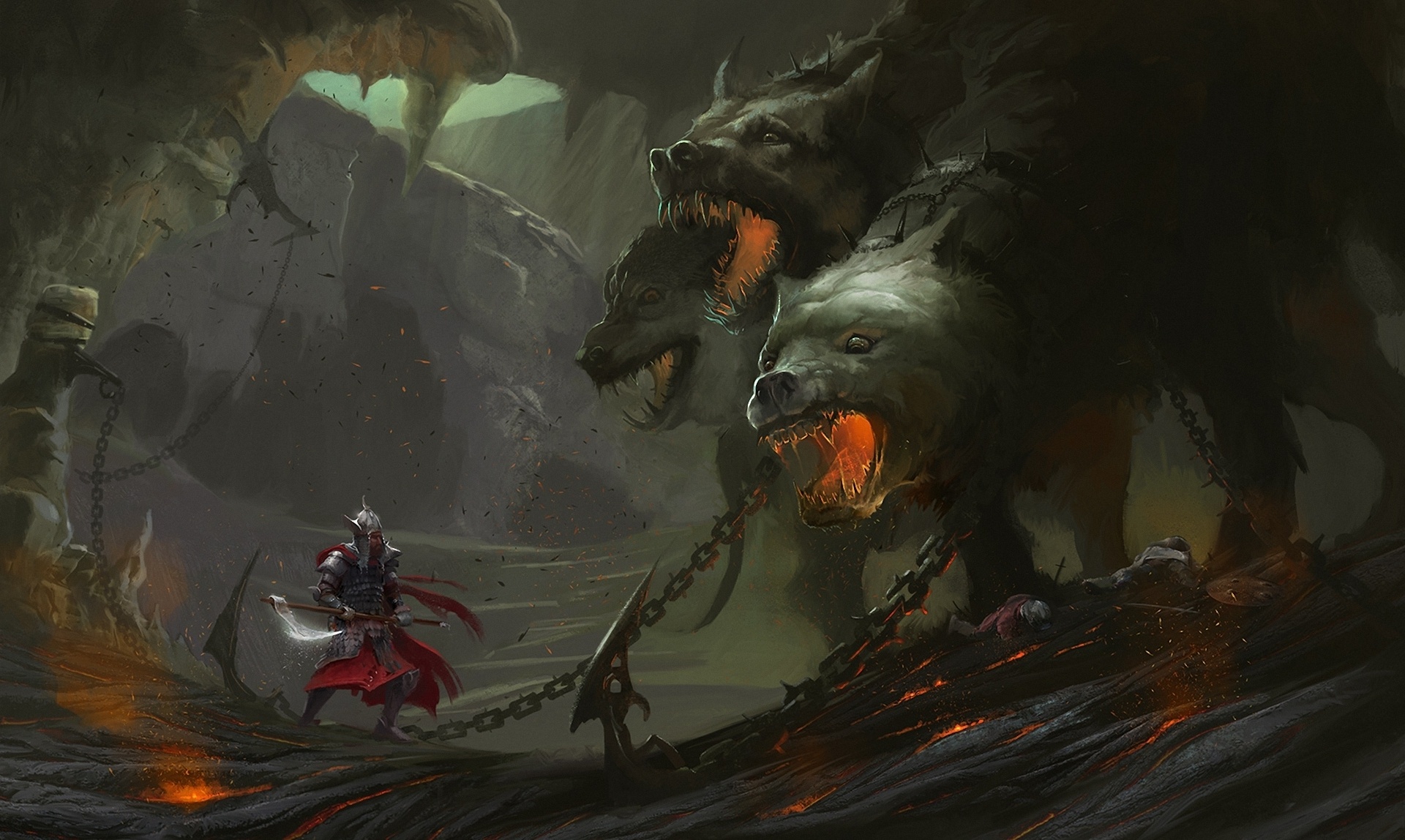 Greek Mythology Wallpapers - Greek Mythology Underworld Concept Art - HD Wallpaper 