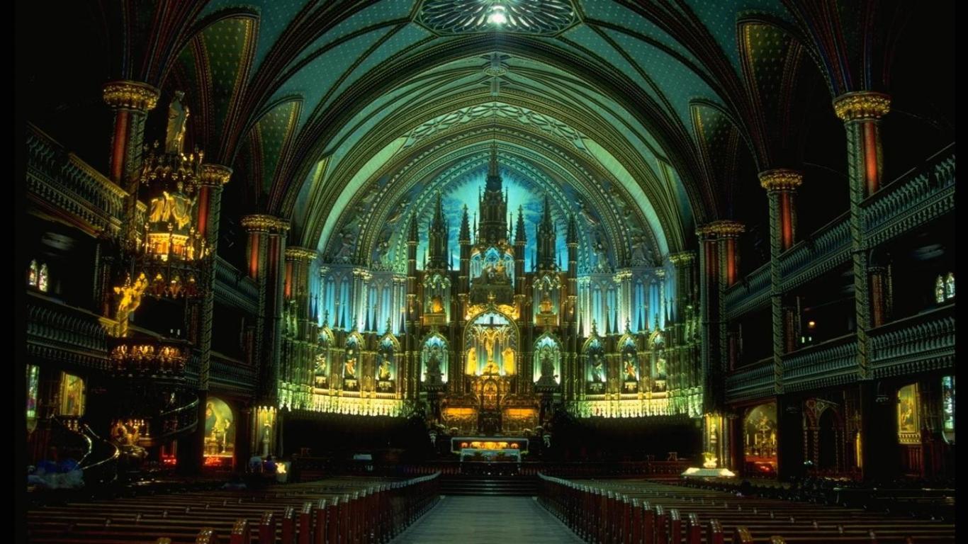 Notre Dame Basilica Montreal - HD Wallpaper 