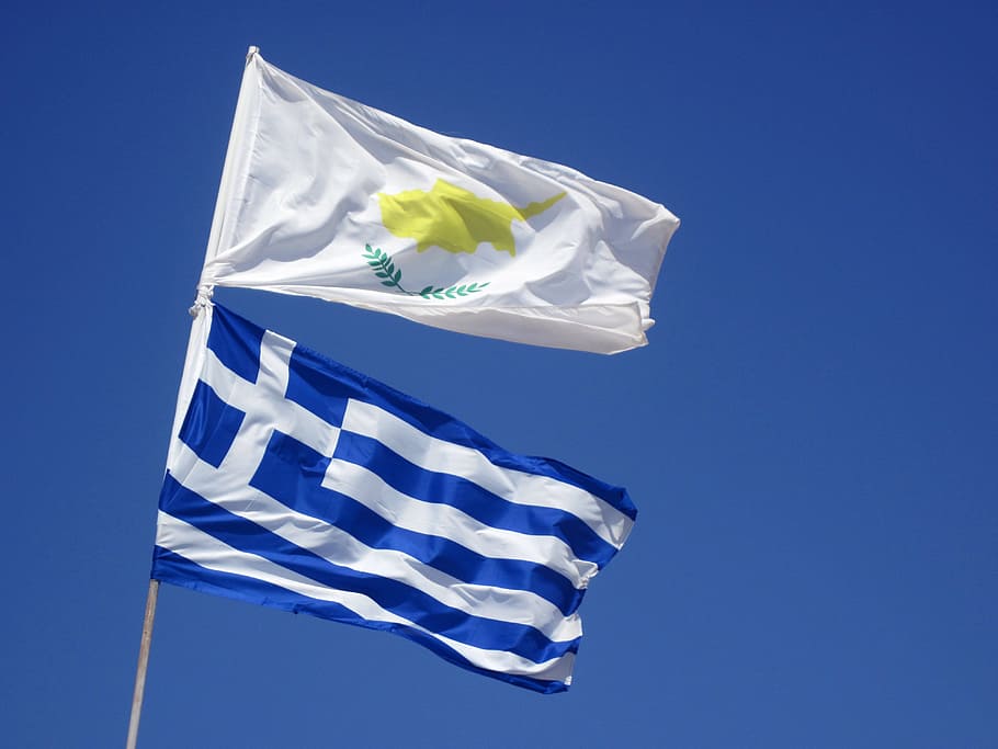 Cyprus Greek Flag - HD Wallpaper 