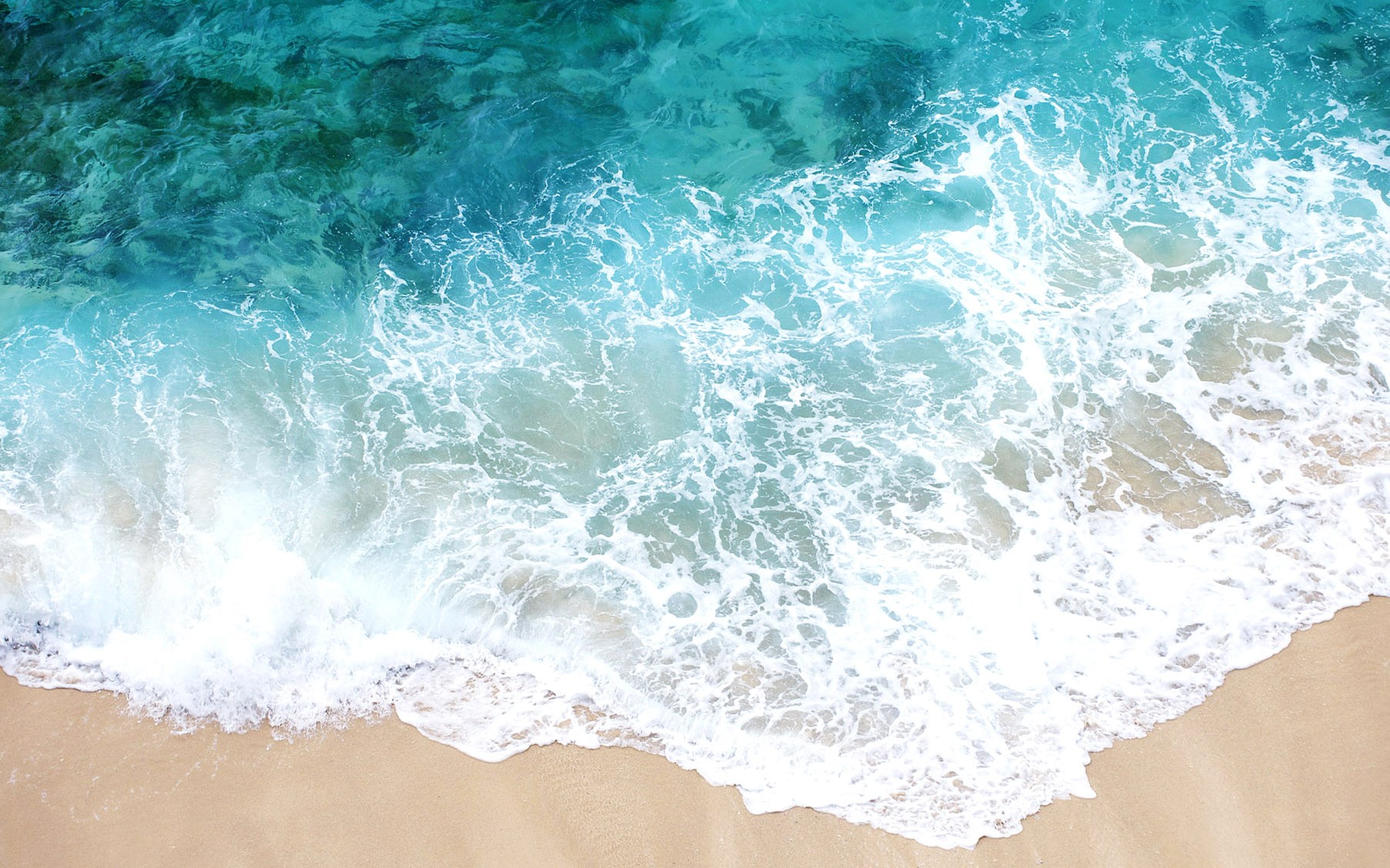 Sea Shore And Waves - HD Wallpaper 