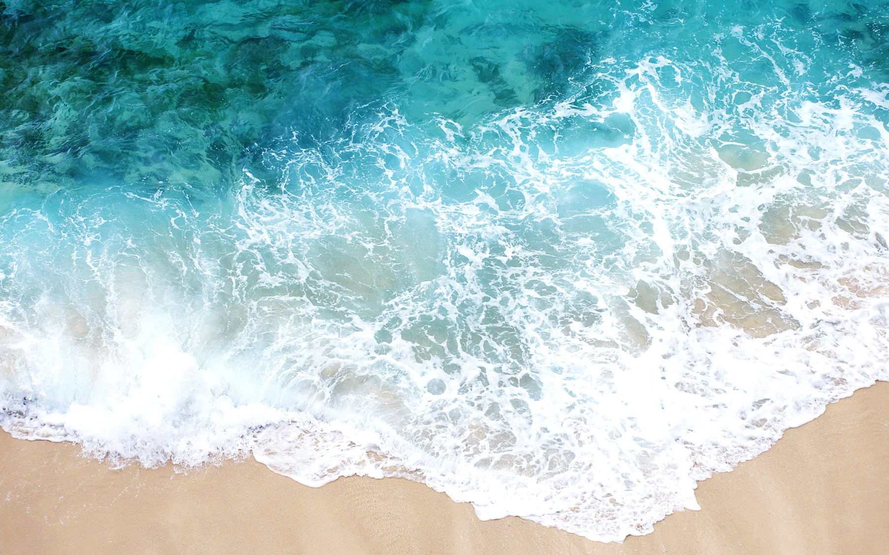 Sea Shore And Waves - HD Wallpaper 