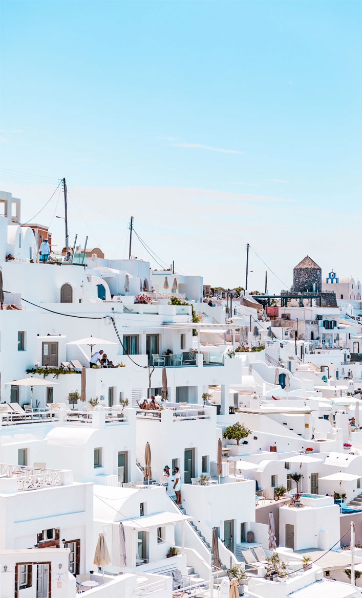 7 Europe Wanderlust Inspiration - White City Greece White Buildings - HD Wallpaper 
