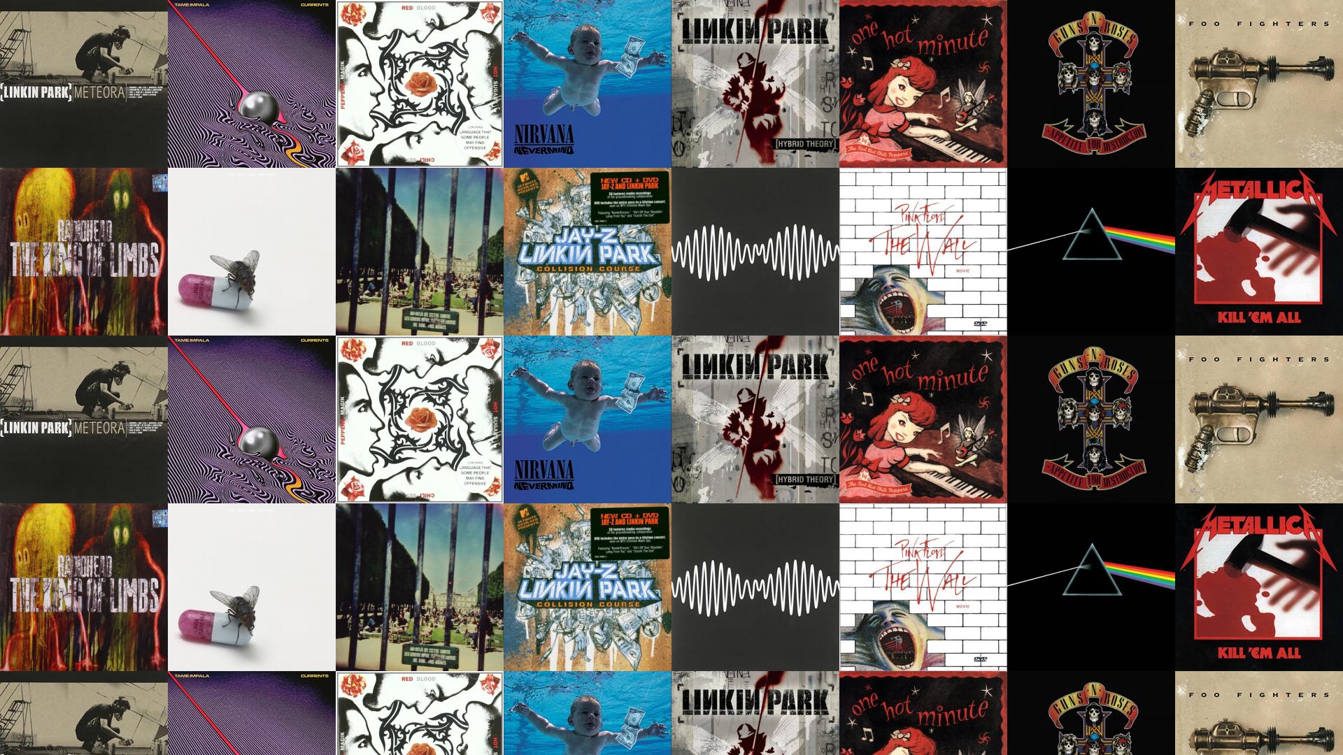 Linkin Park Nirvana Red Hot Chili Peppers - HD Wallpaper 