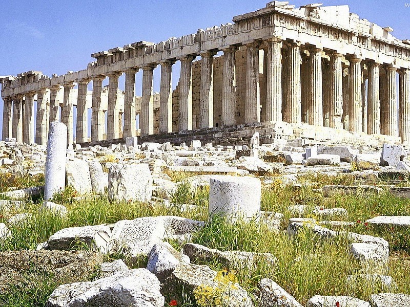 Parthenon, Athens, Greece Wallpaper - Acropolis Piraeus - HD Wallpaper 