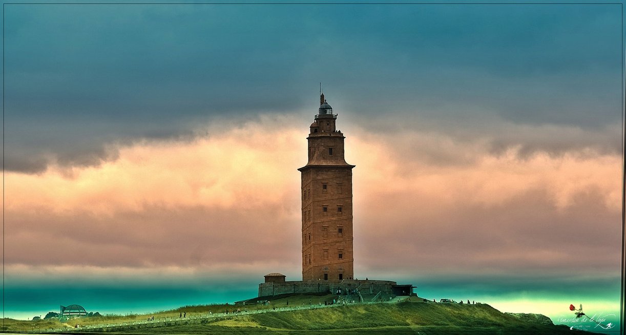 Towerof Hercules Tourism Wallpaper Hd - Tower Of Hercules - HD Wallpaper 