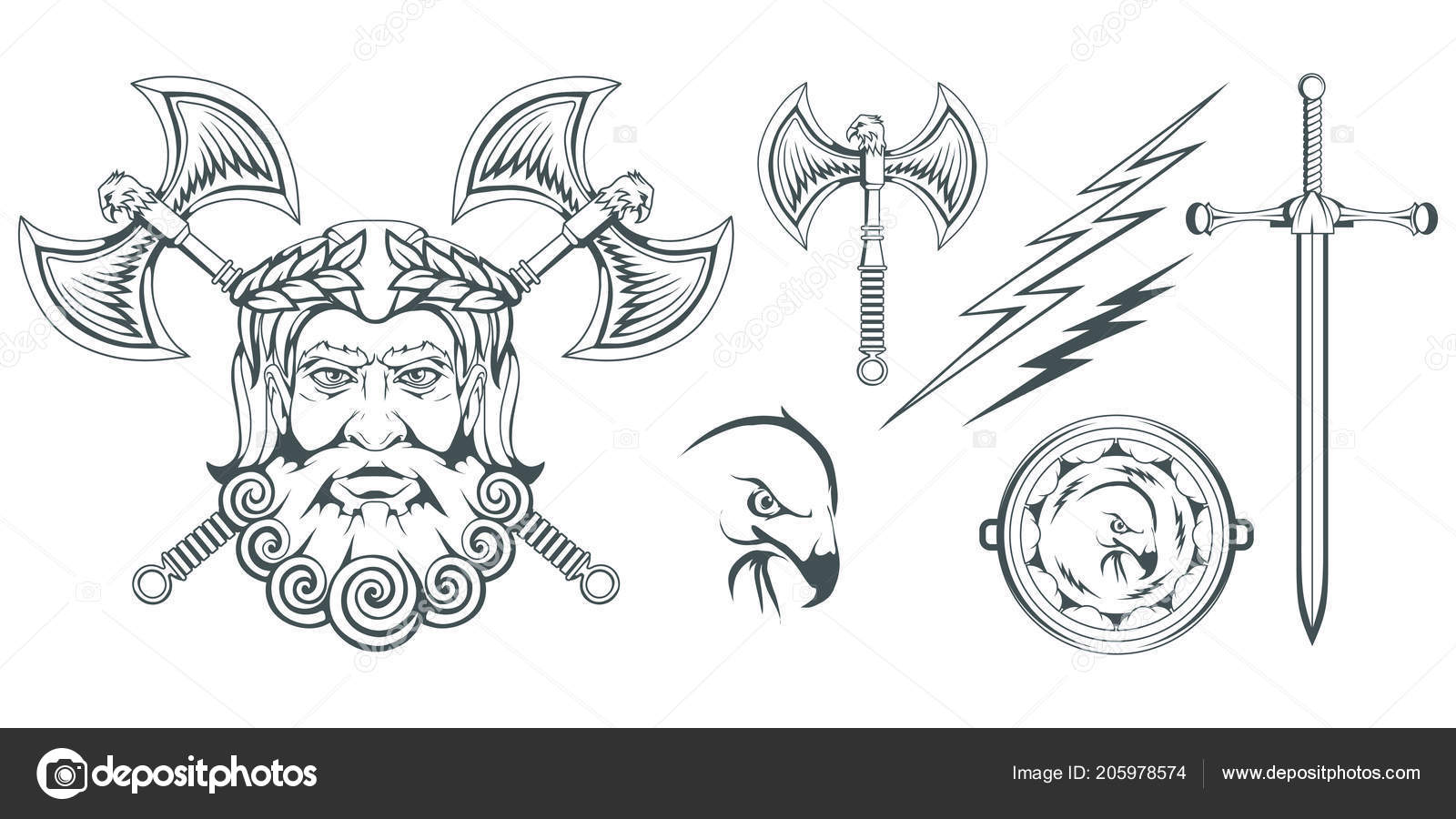 Zeus Deus Grego Desenhos - HD Wallpaper 