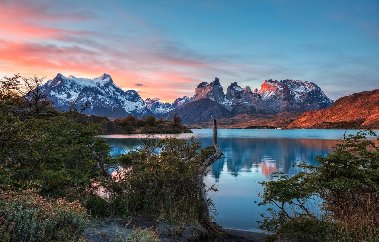 Photo Wallpaper Chile, South America, Patagonia, Patagonia, - Torres Del Paine National Park - HD Wallpaper 