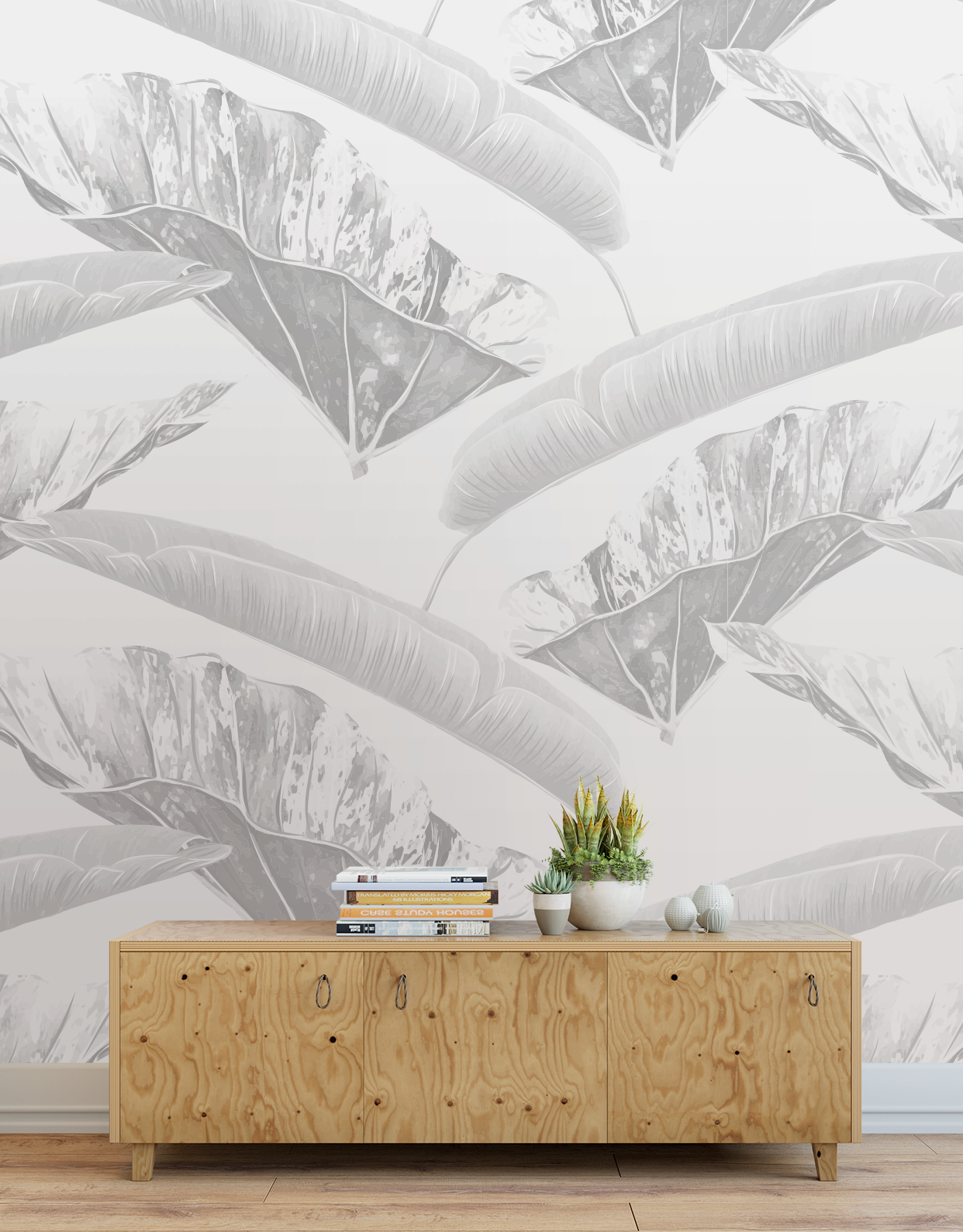 Tropical Big Leaf Wallpaper - Wallpaper - HD Wallpaper 