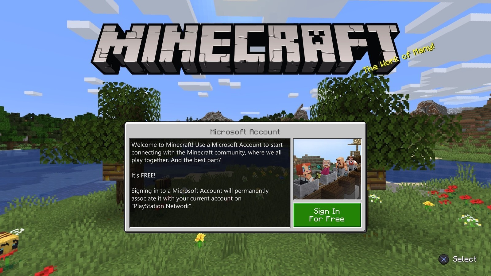 Step One For Cross-play - Minecraft Bedrock Ps4 Microsoft Account - HD Wallpaper 