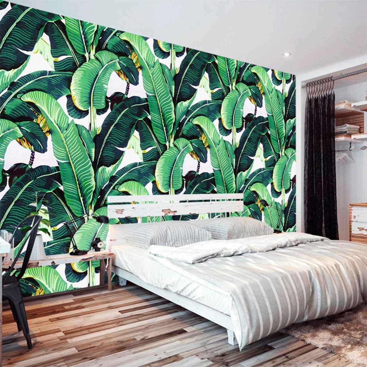 Banana Leaf Wallpaper Room - HD Wallpaper 