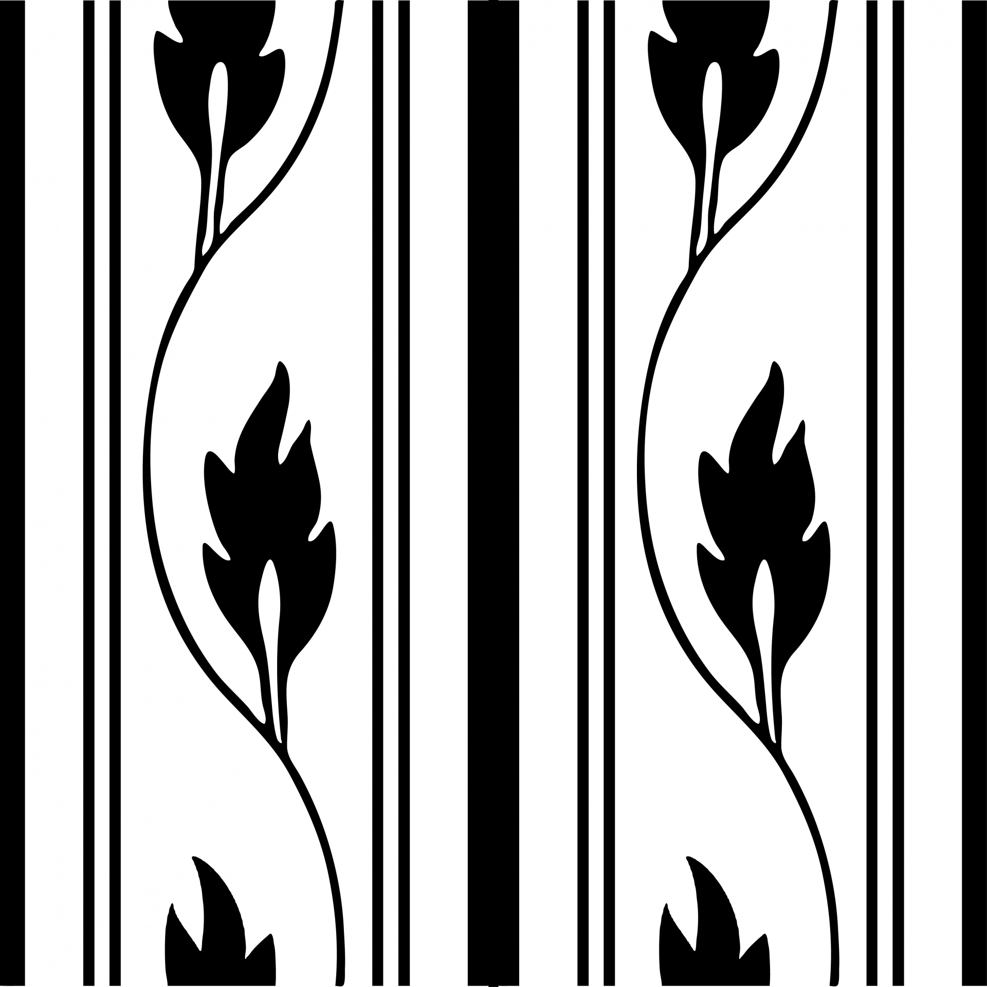 Leaf Leaves Black Free Photo - Floral Design - HD Wallpaper 