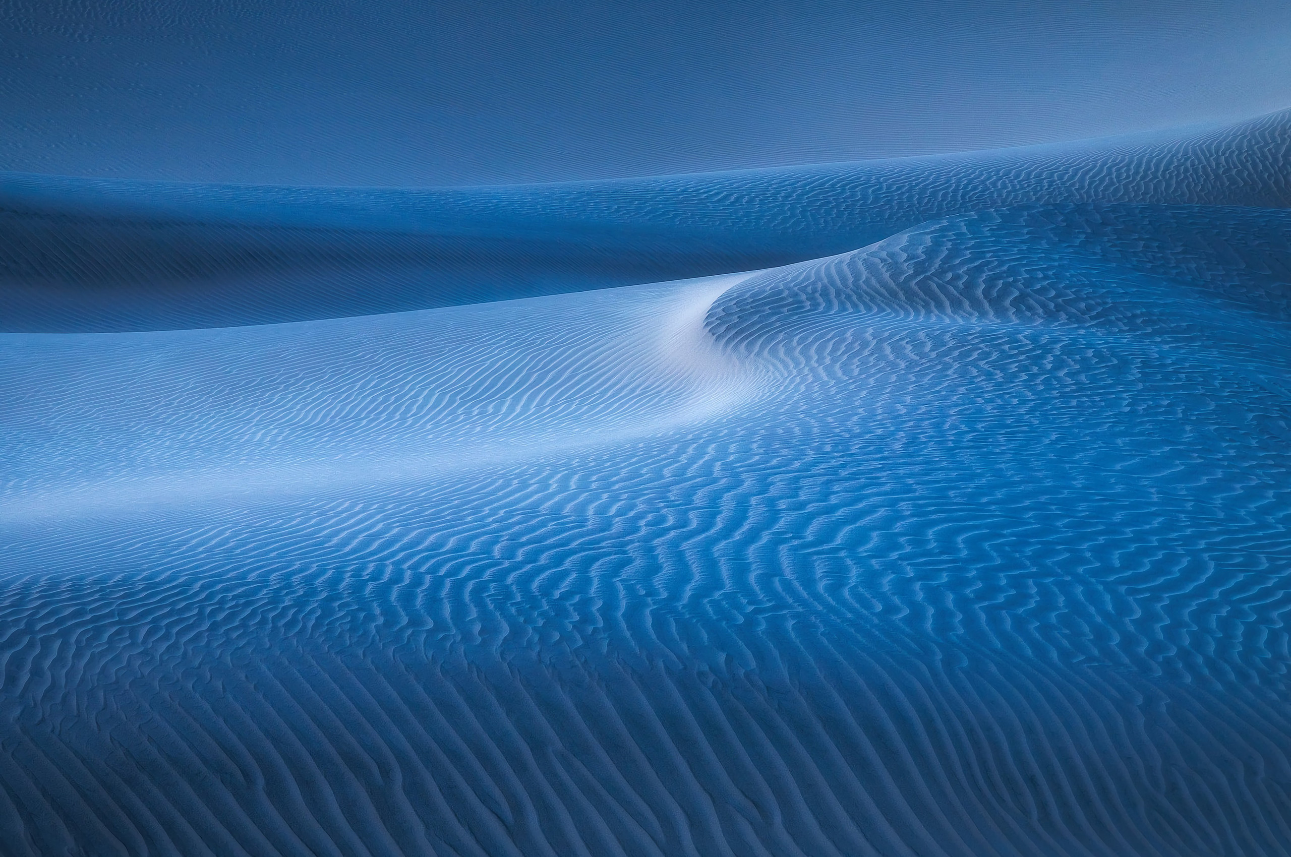 Blue Desert - HD Wallpaper 