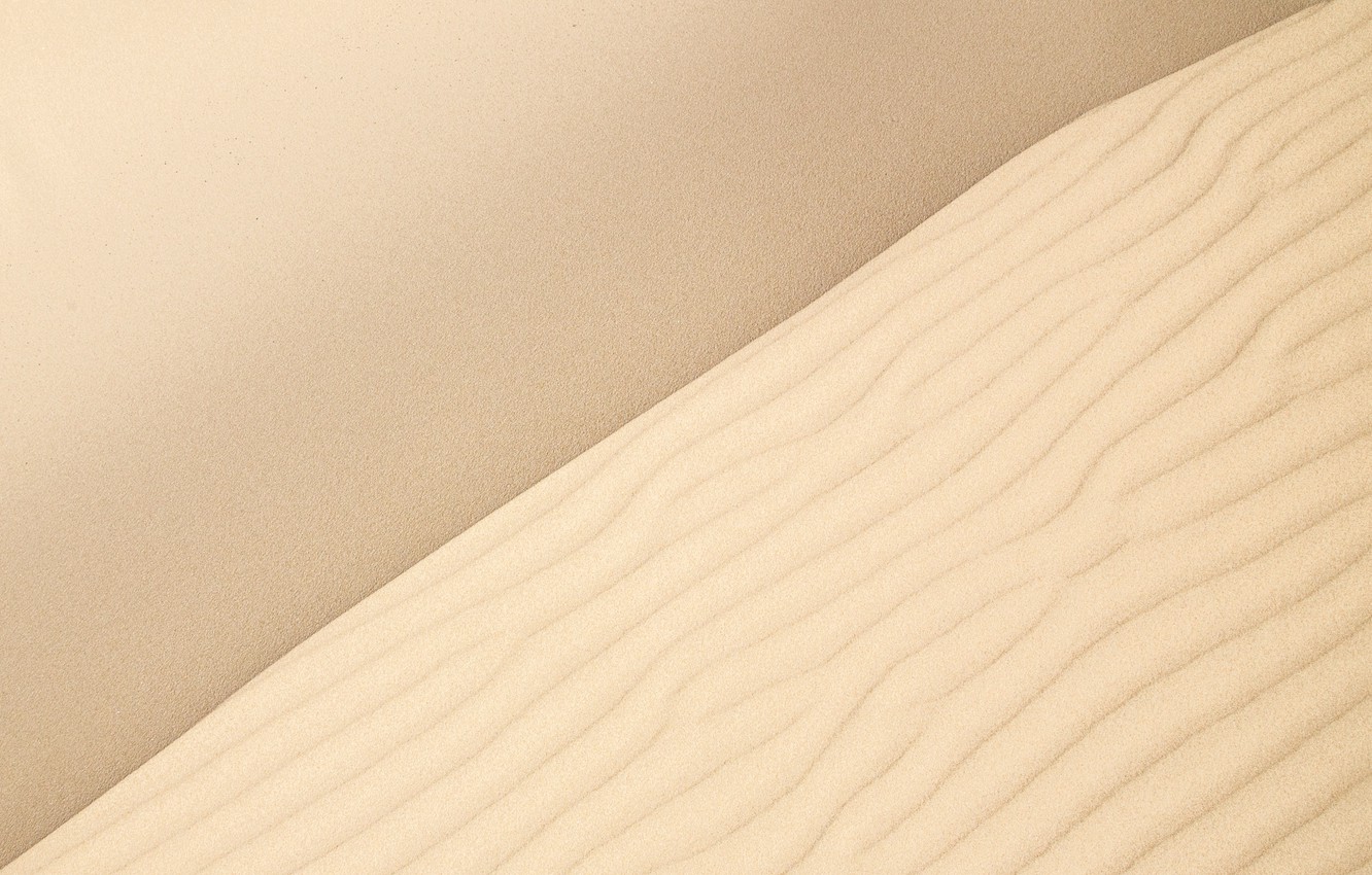 Photo Wallpaper Sand, Wave, Desert, Texture, Barkhan, - Cream Desktop Background - HD Wallpaper 