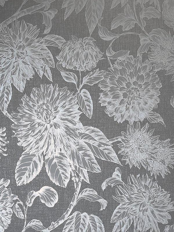 Arthouse Blue Floral - HD Wallpaper 