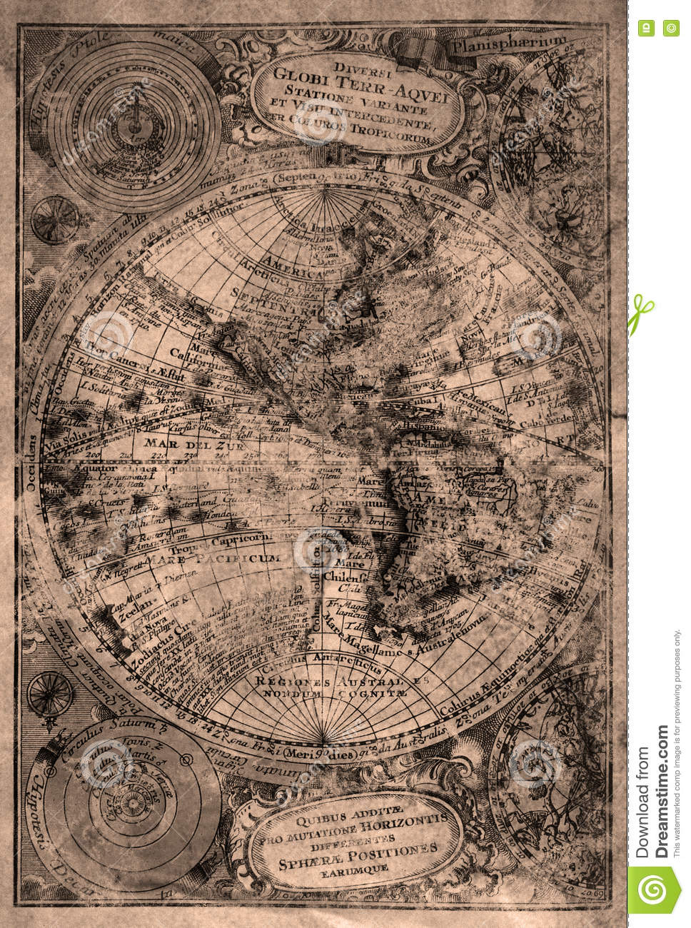Old World Map Vertical - HD Wallpaper 