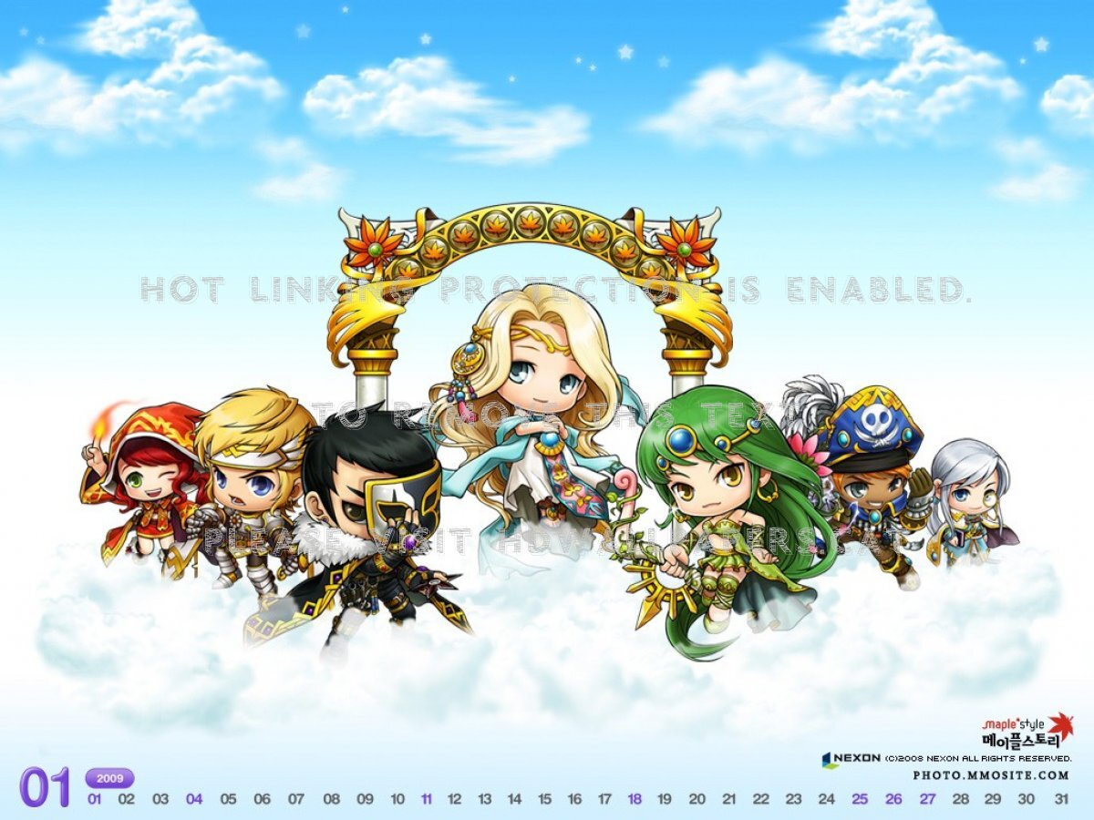 Maplestory Classes Game Mmorpg Calendar - Maple Story - HD Wallpaper 