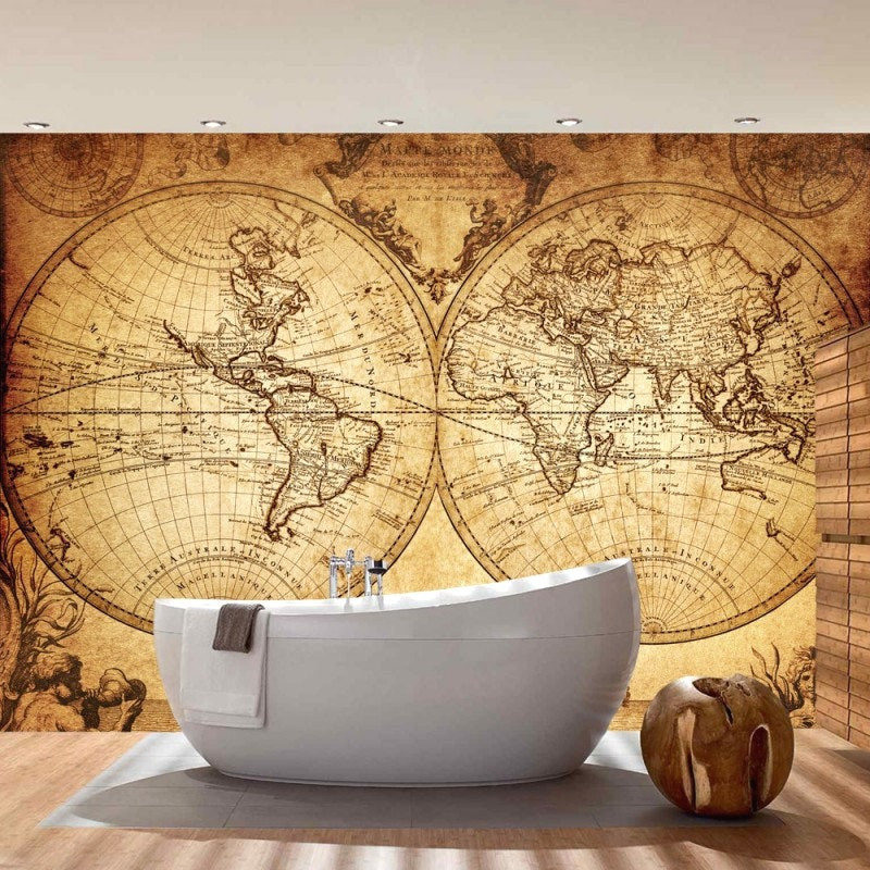 Old World Map - HD Wallpaper 