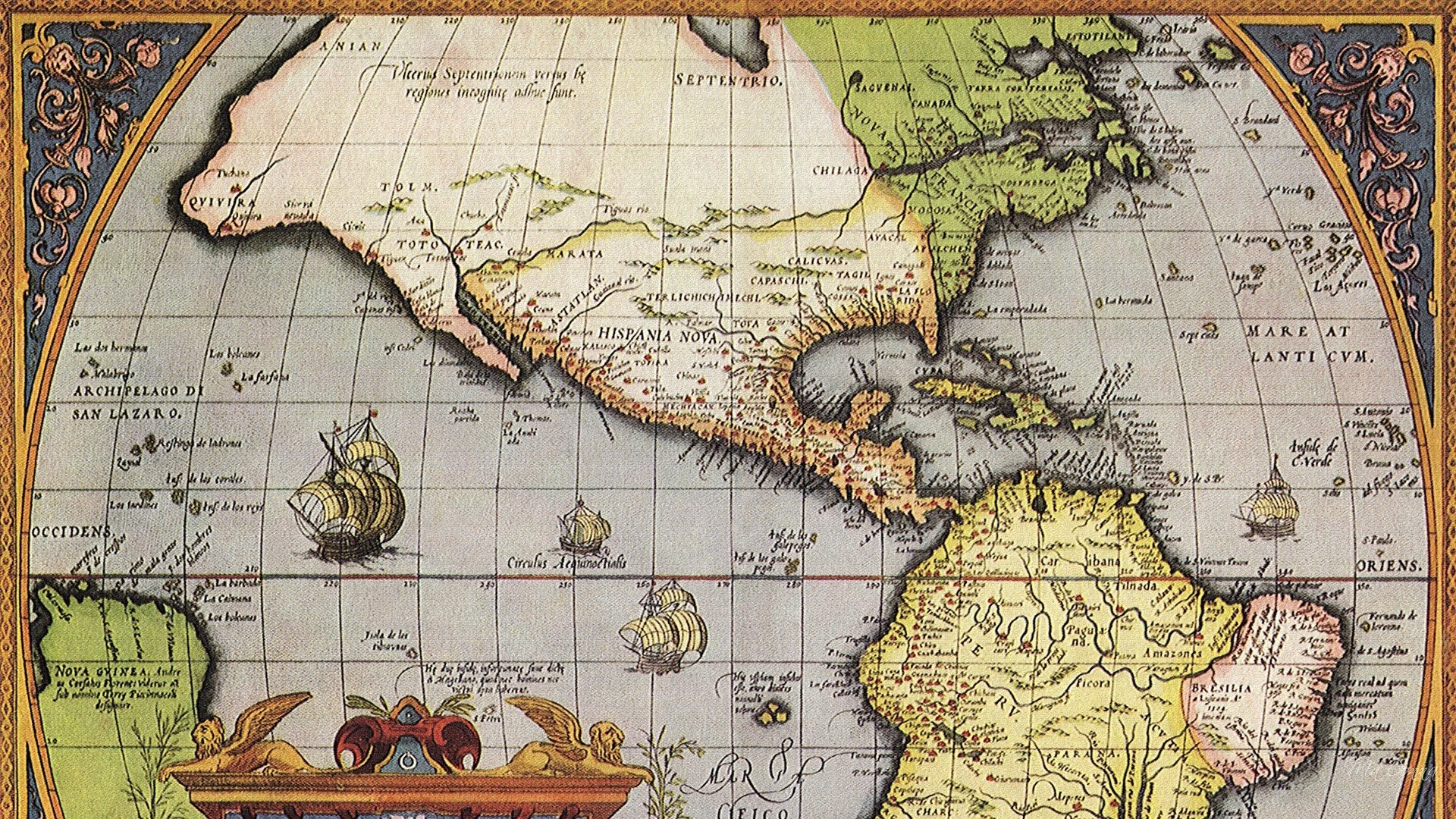 Vintage World Map 586631 
 Data-src - High Resolution Old World Map - HD Wallpaper 