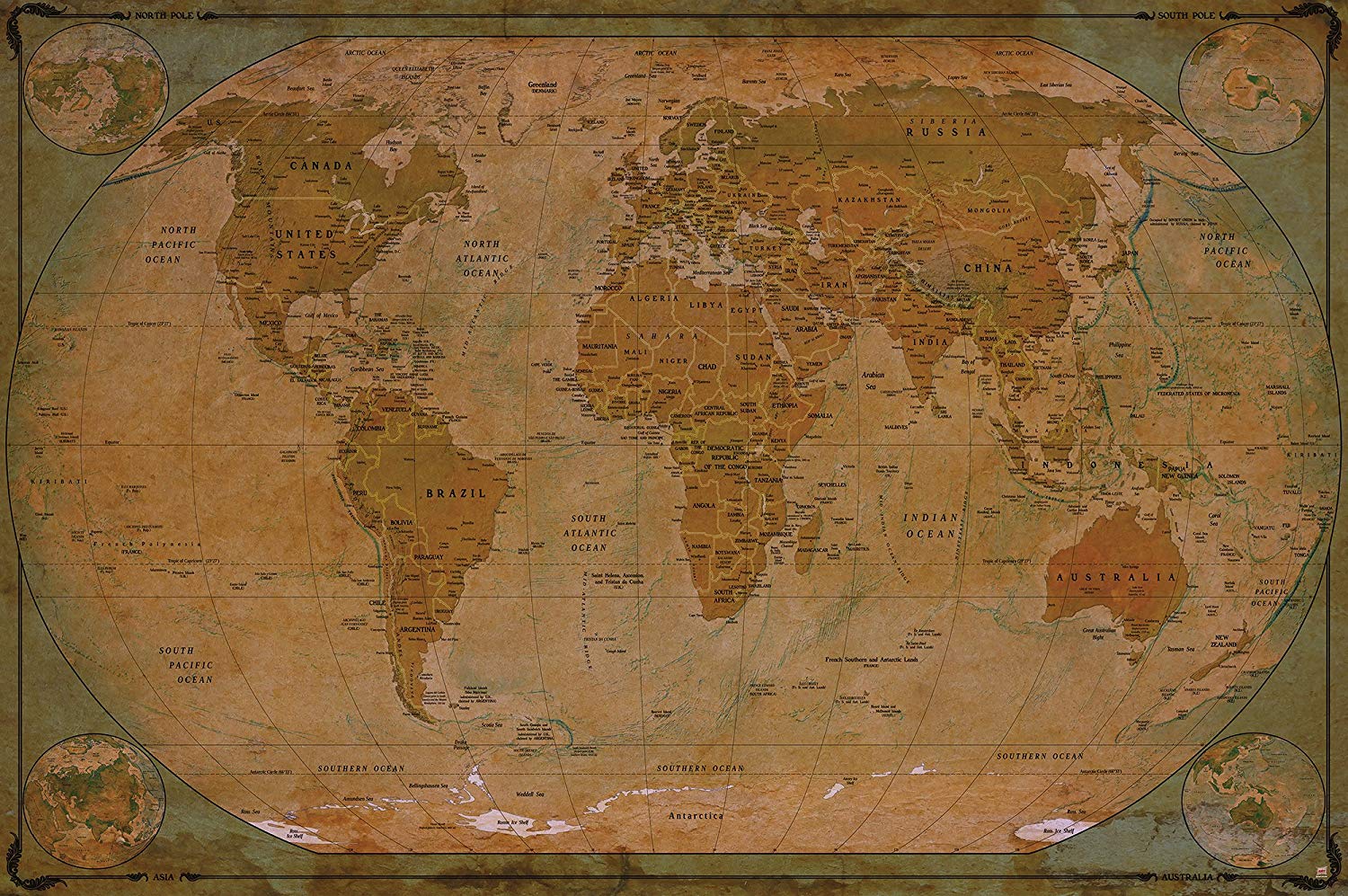 Old Historical World Map - HD Wallpaper 