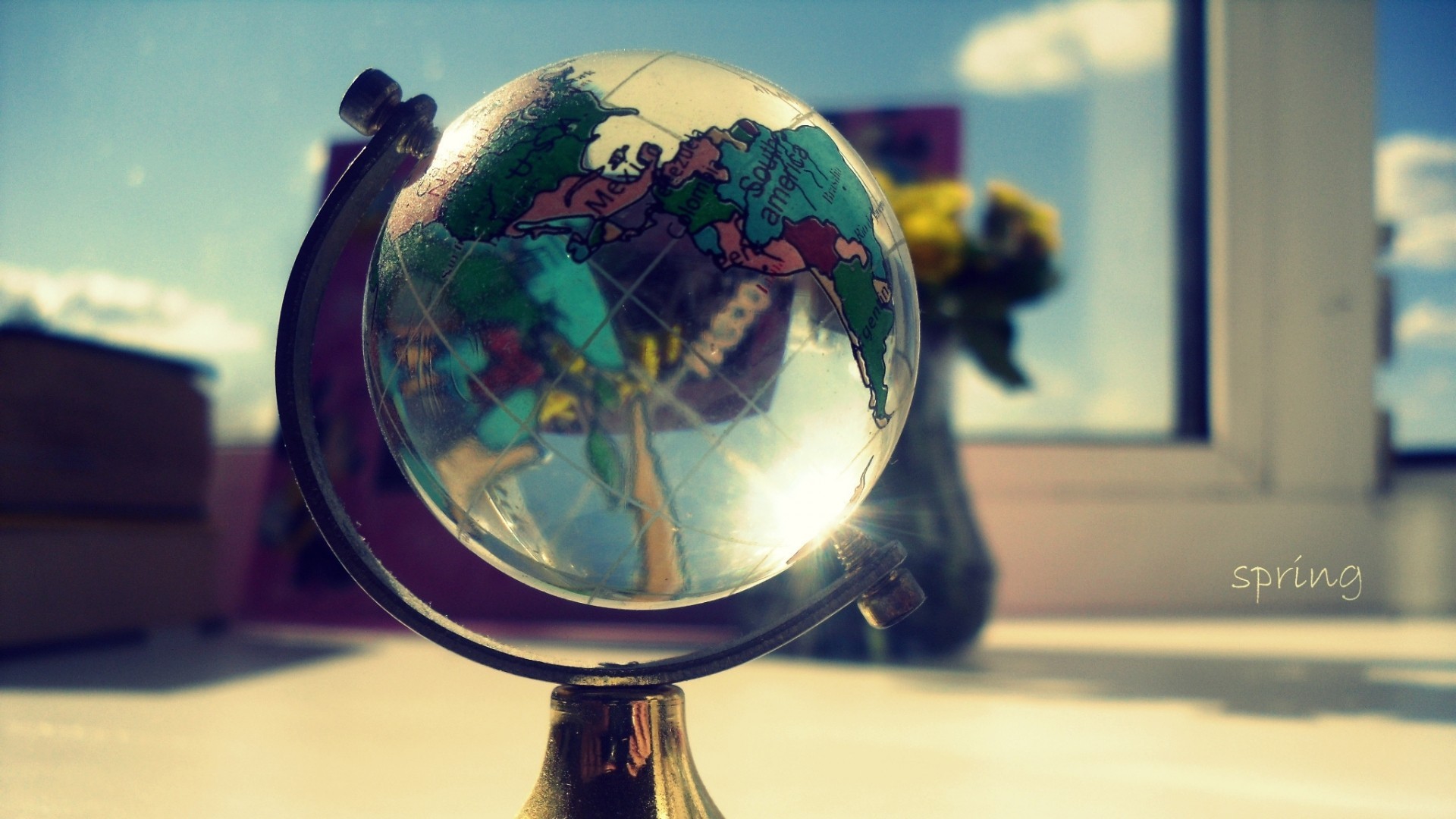 Facebook Cover Photo Globe - HD Wallpaper 