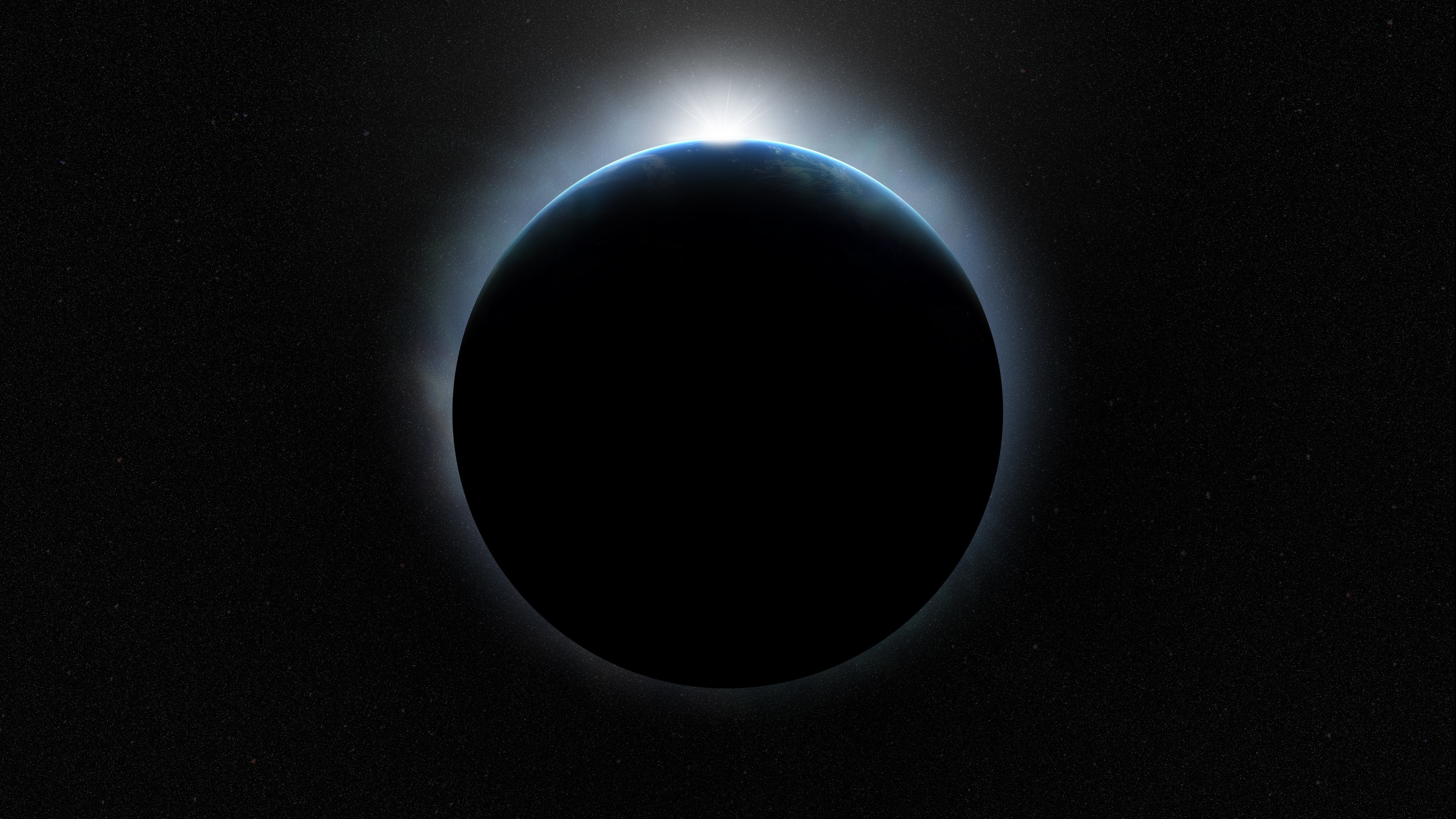 Earth Globe 4k - Eclipse - HD Wallpaper 