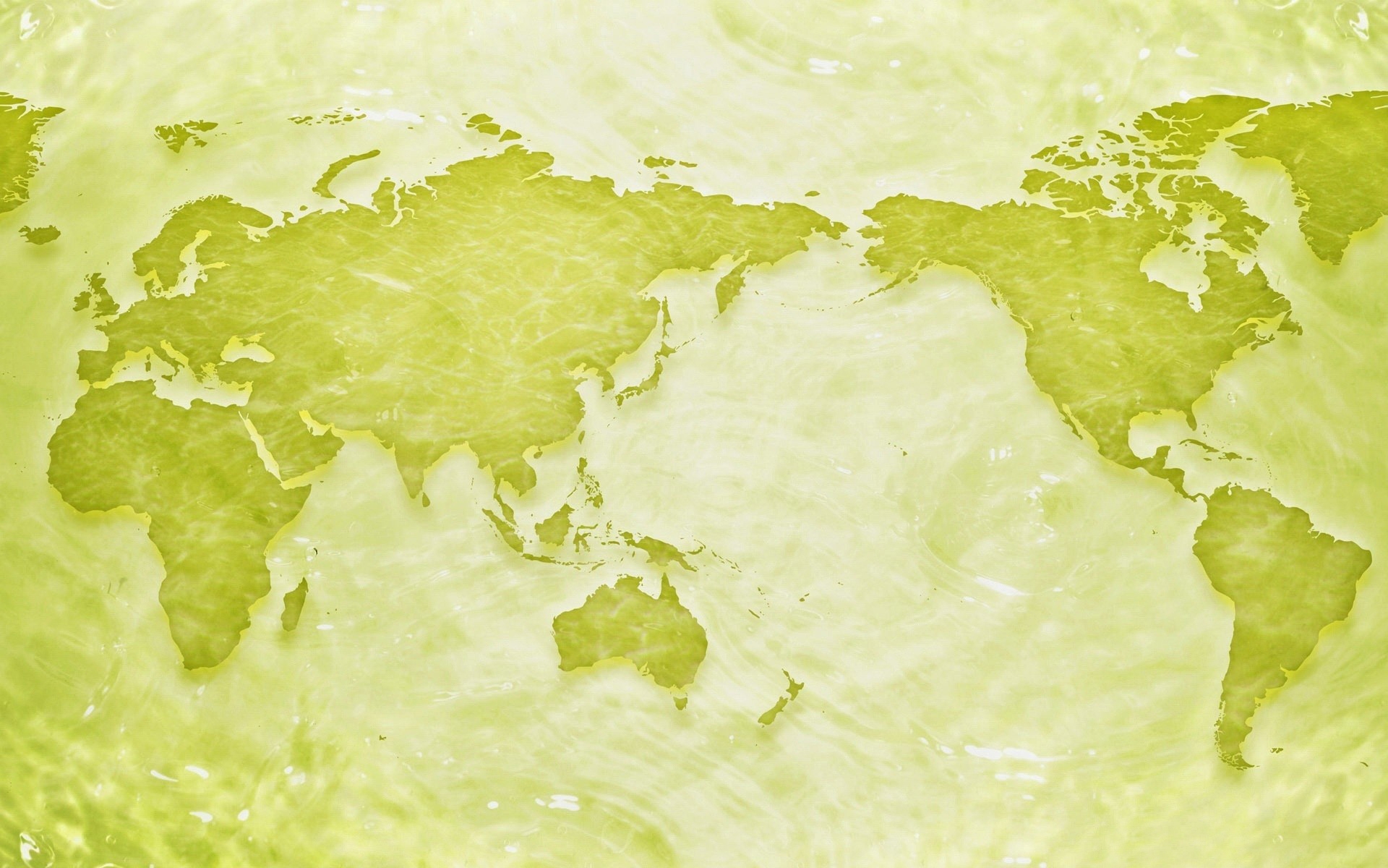 Weird Looking Earth Map Wallpaper - Green World Map Background - HD Wallpaper 
