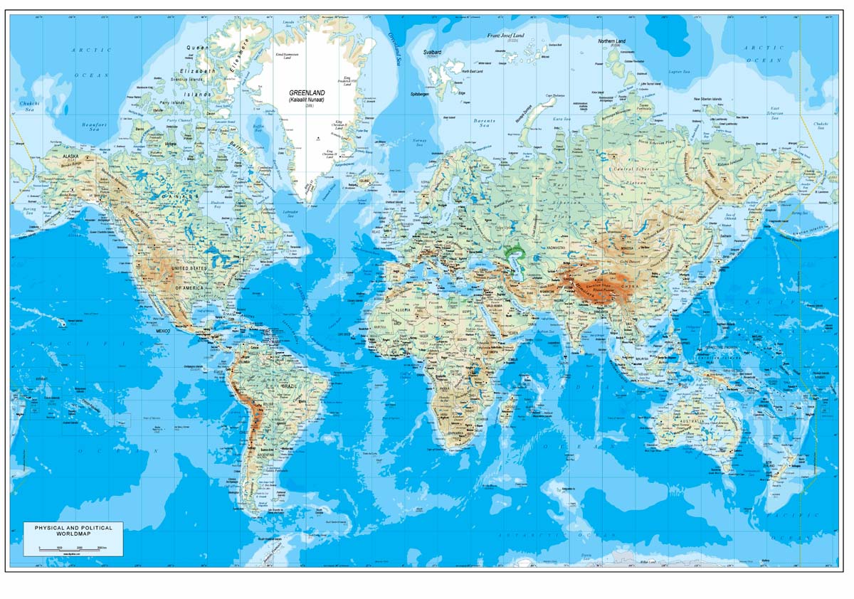 Map Of The World - HD Wallpaper 