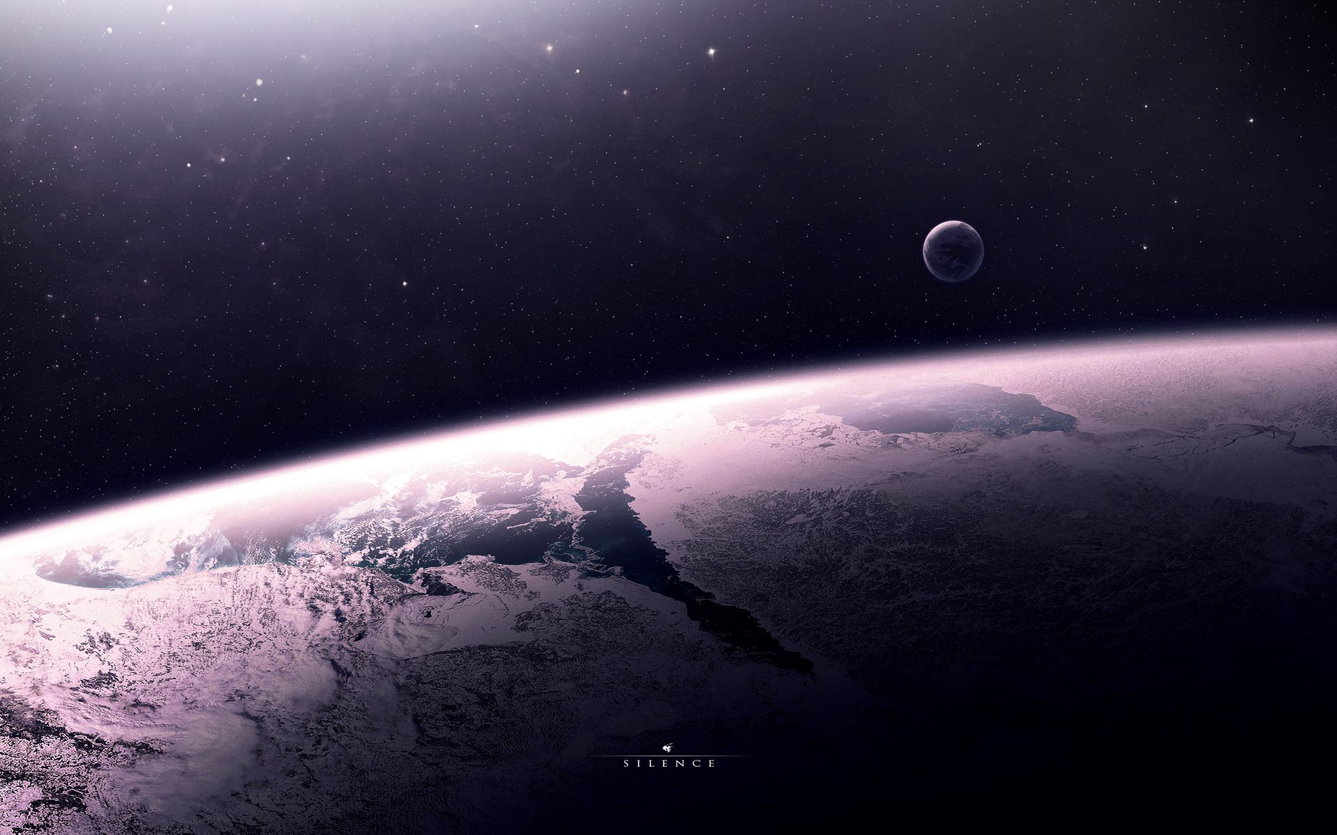Earth Night Space 19x10 Wallpaper Teahub Io